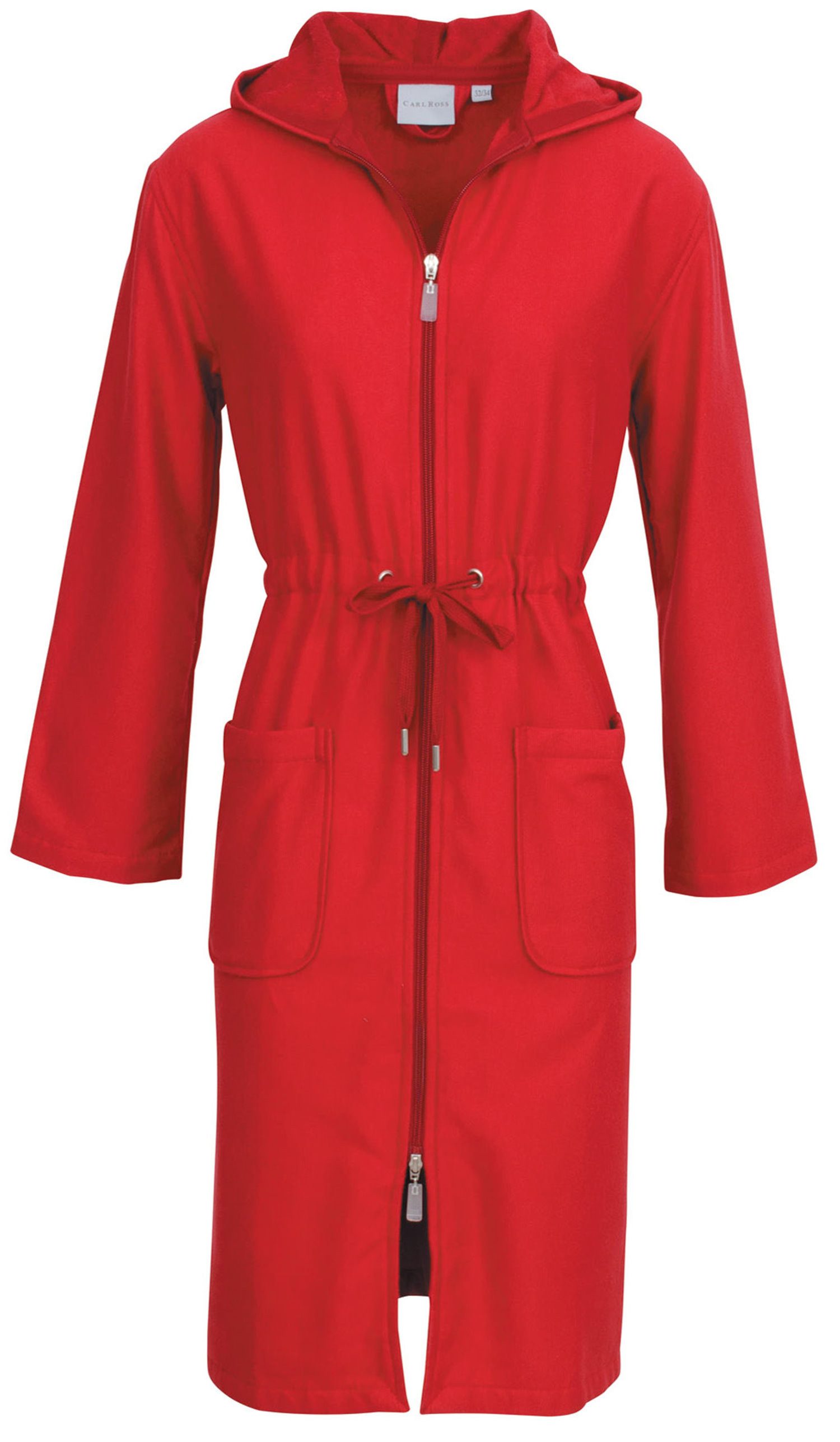 Carl Ross Damenbademantel Carl Ross Damen Bademantel, Wadenlang, Baumwollmi günstig online kaufen