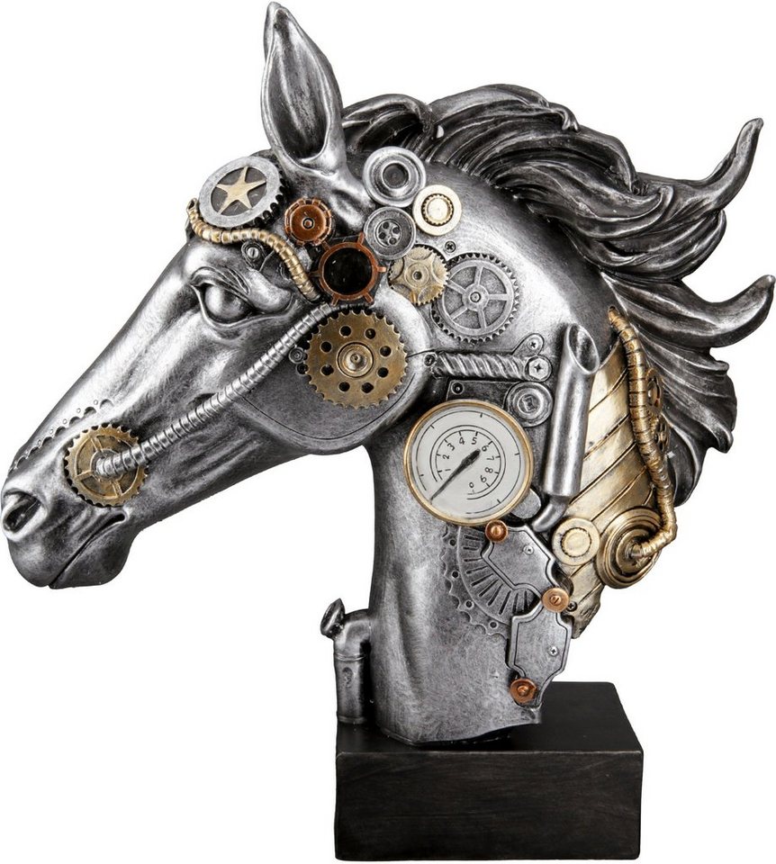 Casablanca by Gilde Tierfigur Skulptur Steampunk Horse (1 St), aus  Polyresin (Kunststein)