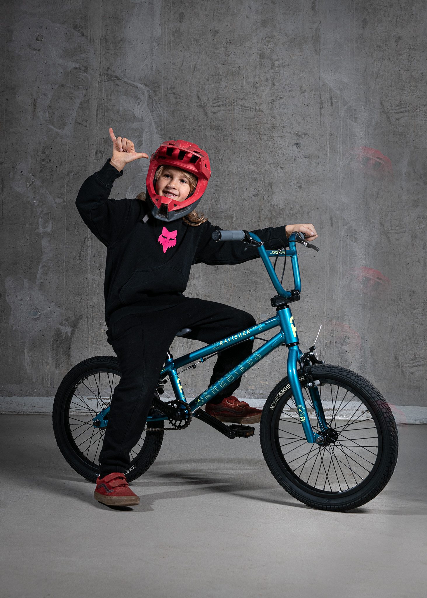 KHEbikes BMX-Rad KHE RAVISHER LL 18", 8,6 kg, Aluminiumrahmen, 360° Rotor, U-Brake, 1 Gang