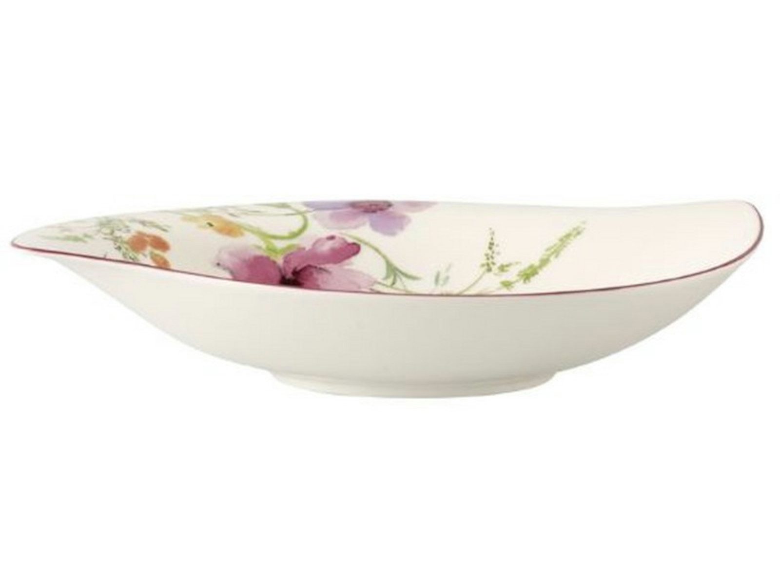 Villeroy & Boch Schale Mariefleur Serve & Salad Schale flach 34 cm, Premium Porcelain, (Schüsseln & Schalen)