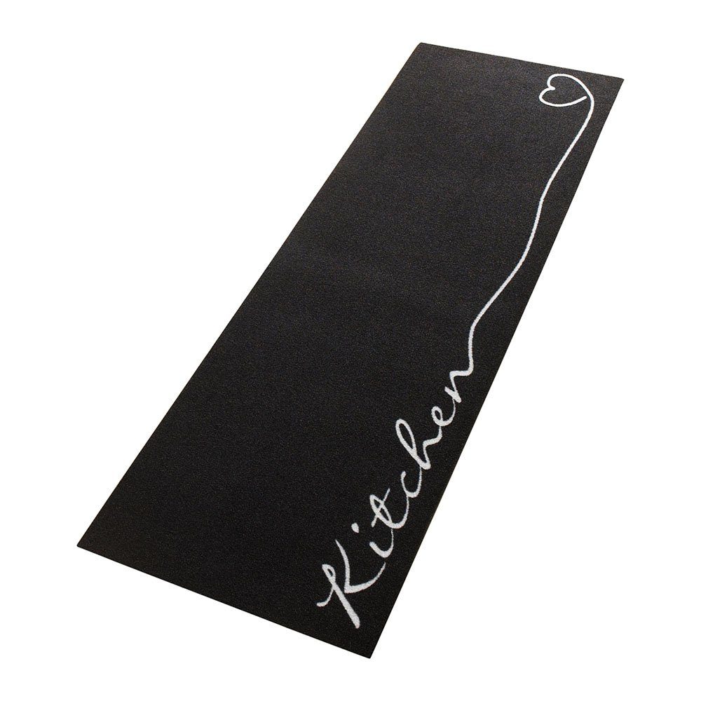 Zala Living Läufer Küchenläufer Kitchen Schwarz, günstig online kaufen
