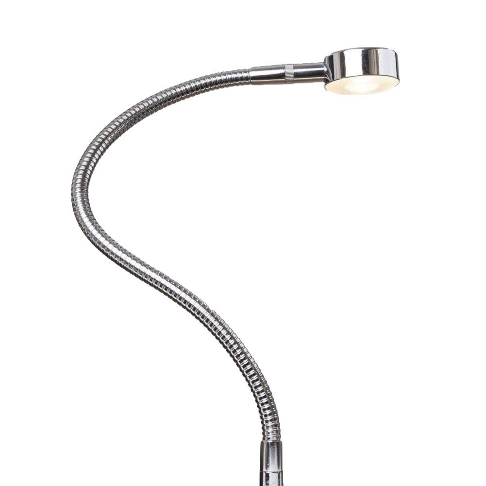 kalb Bettleuchte LED Leseleuchte Bettlampe Flexleuchte chrom silbergrau Tou günstig online kaufen