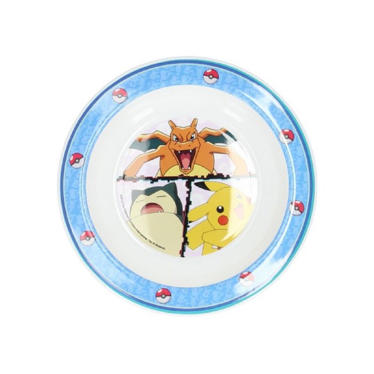 POKÉMON Frühstücks-Geschirrset Pokémon Frühstücksset Geschirrset 3tlg. für Kinder