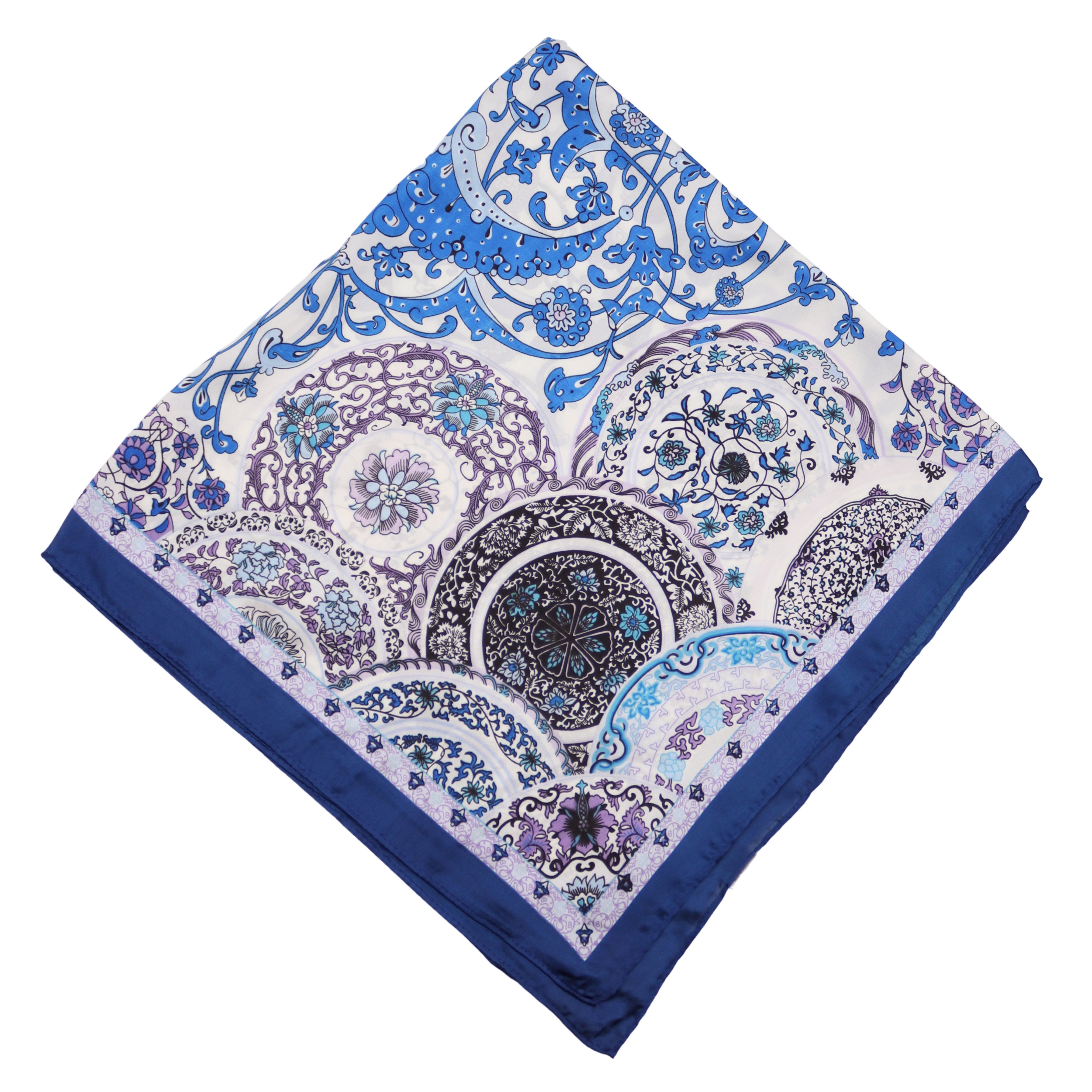 MIRROSI Nickituch Vierecktuch ca. 70x70cm wunderschöne Mustern, Damen Halst günstig online kaufen