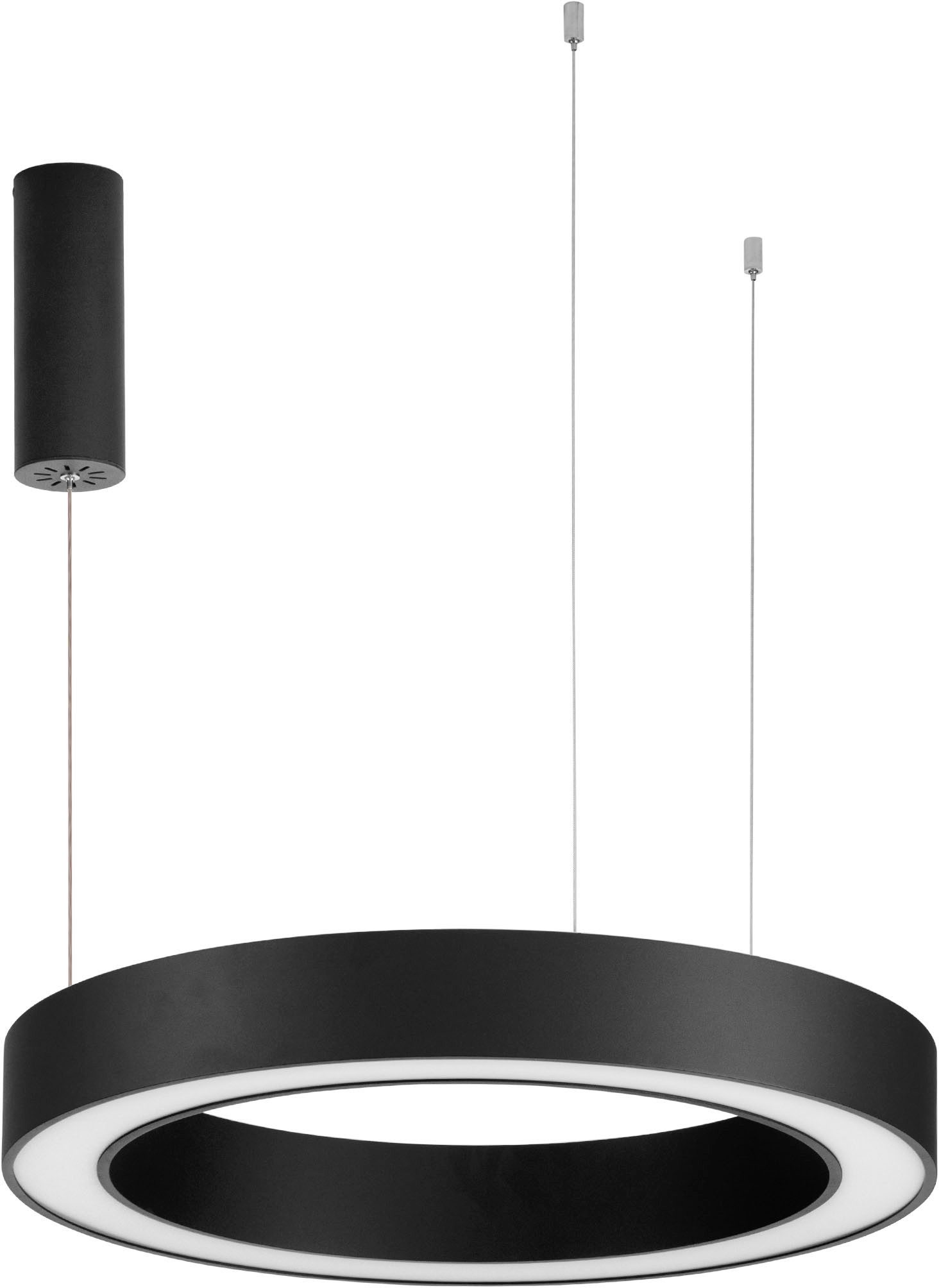Nova Luce LED-Hängeleuchte MORBIDO, dimmbar über Fernbedienung, LED fest integriert, Warmweiß