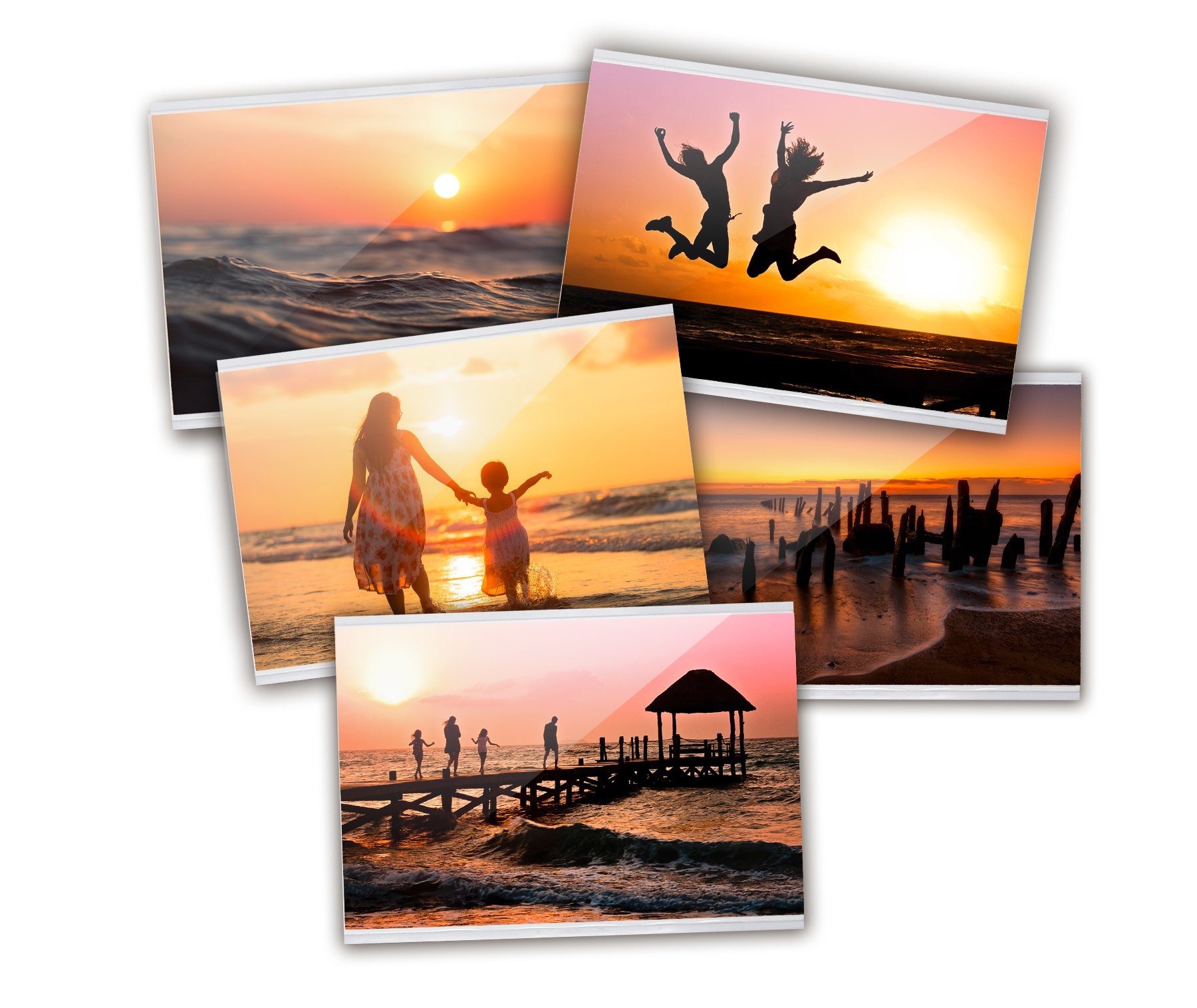 Close Up Dekoobjekt Magnetische Fototasche 10 x 15 cm, 5-er Set