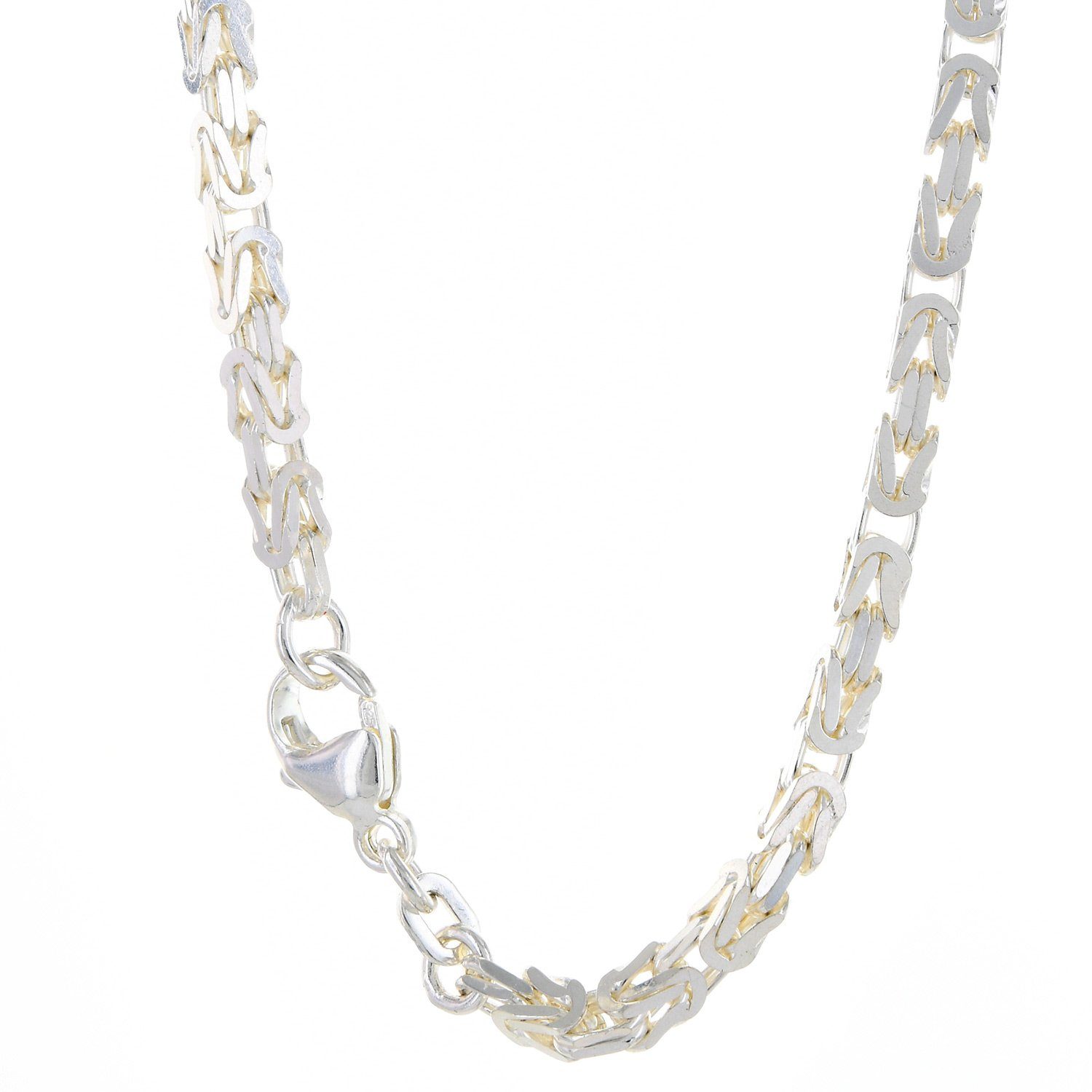 HOPLO Königskette Silberkette Königskette Länge 19cm - Breite 5,0mm - 925 S günstig online kaufen