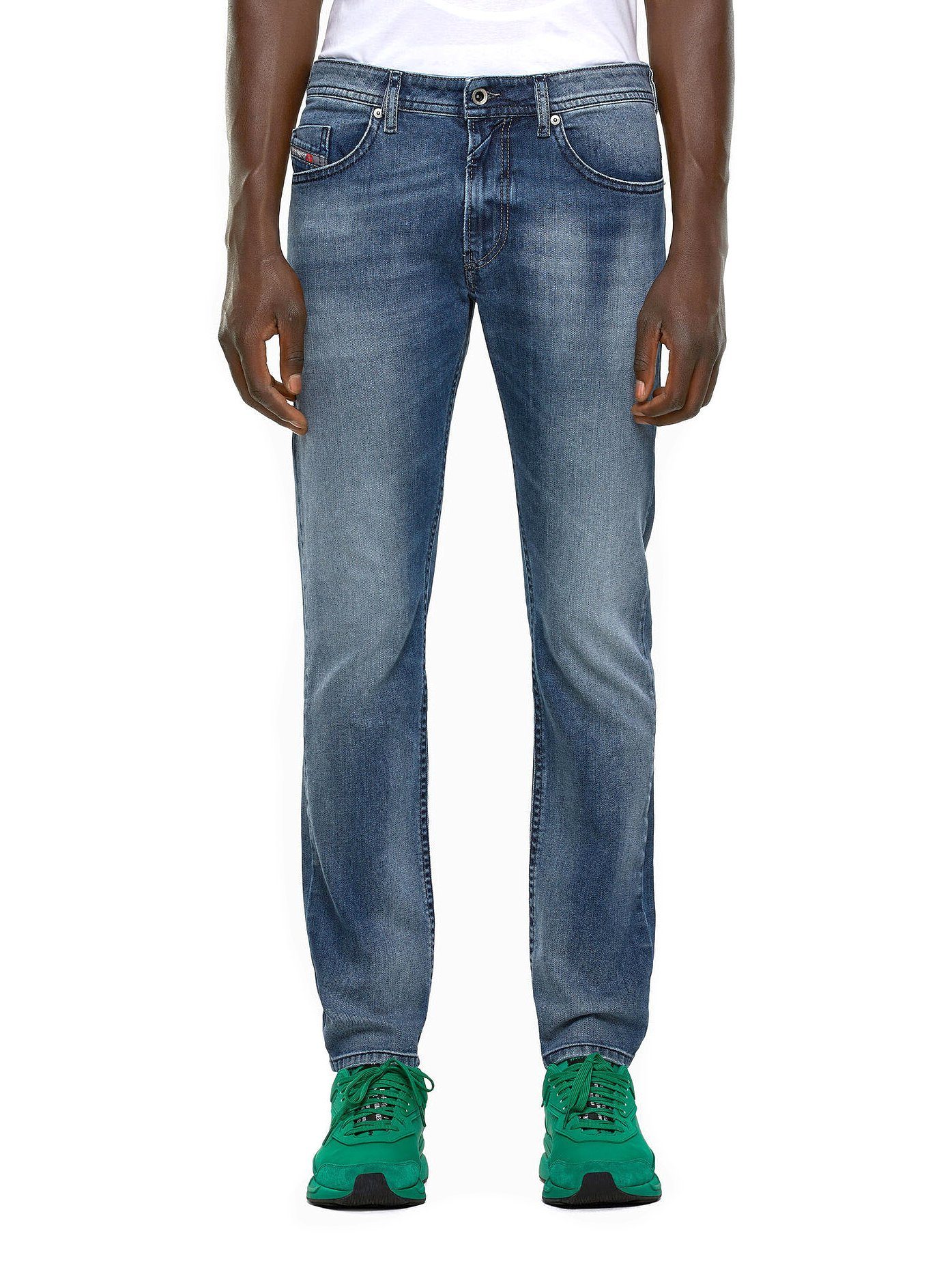 Diesel Slim-fit-Jeans Low Waist Stretch Hose - Thommer 0853P