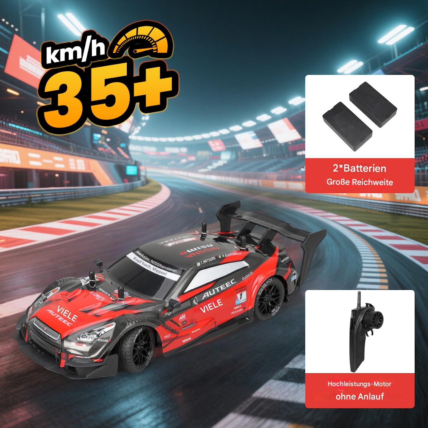 SinLaw Spielzeug-Rennwagen 2,4G Allradantrieb GTR Hochgeschwindigkeits-Fern günstig online kaufen