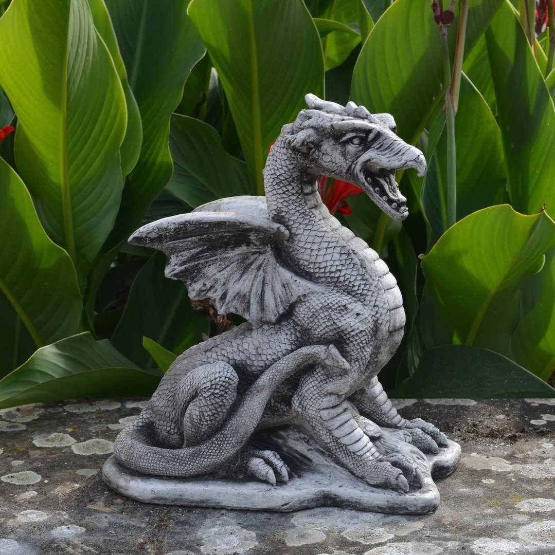 gartendekoparadies.de Gartenfigur Sagenhafter Drache, H. 33 günstig online kaufen