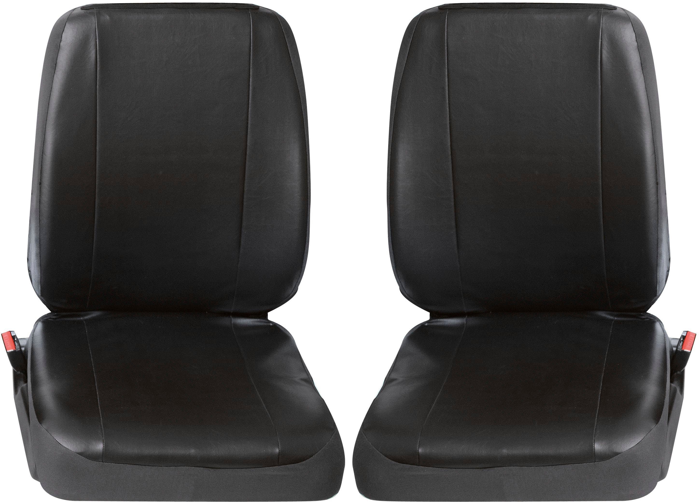 Petex Autositzbezug Sitzbezug für Transporter/ Kombi, 2-tlg "Profi 4", für vorne, Bestehend aus zwei Einzelsitzen, universelle Passform