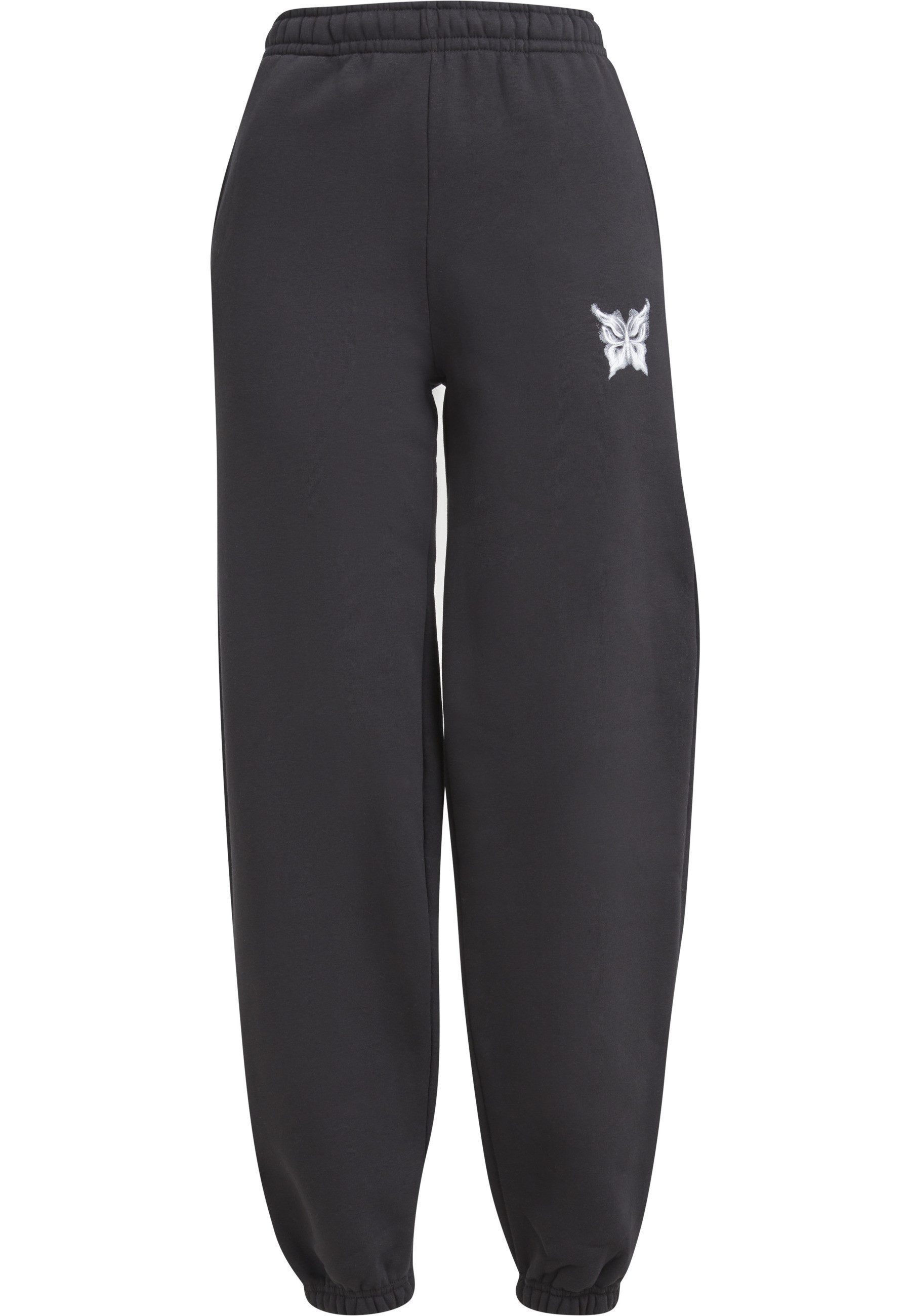 Jogginghose Miss Tee Karma Butterfly Ladies Fluffy Sweatpants