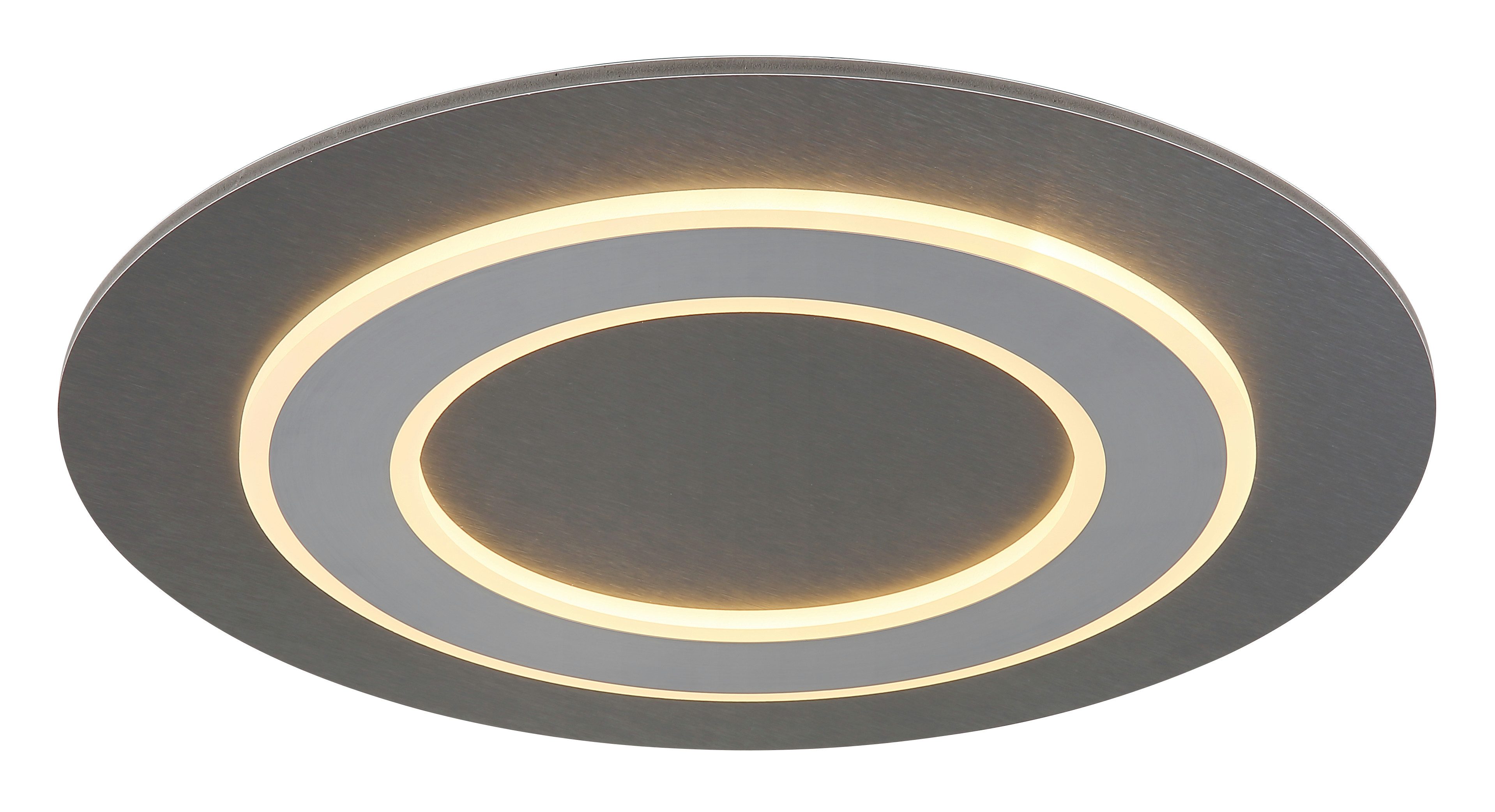 GLOBO LIGHTING LED Deckenleuchte JAYDEN, LED fest integriert, Warmweiß, Deckenlampe/rund/Wohnzimmer/Schlafzimmer/elegant