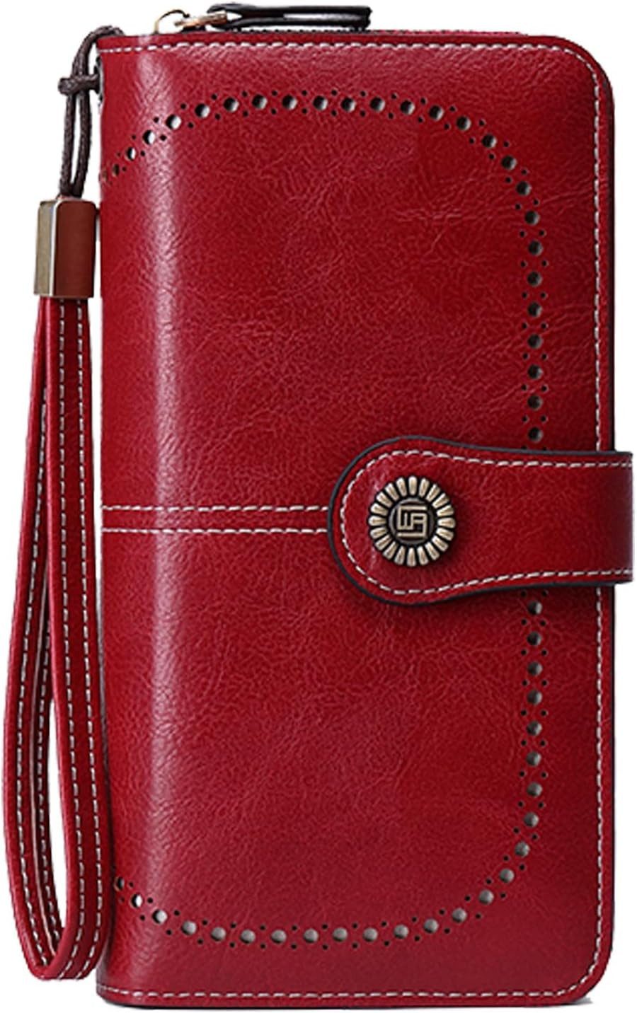 Coonoor Geldbörse Damen Leder Portmonee Gross Frauen Clutch RFID günstig online kaufen