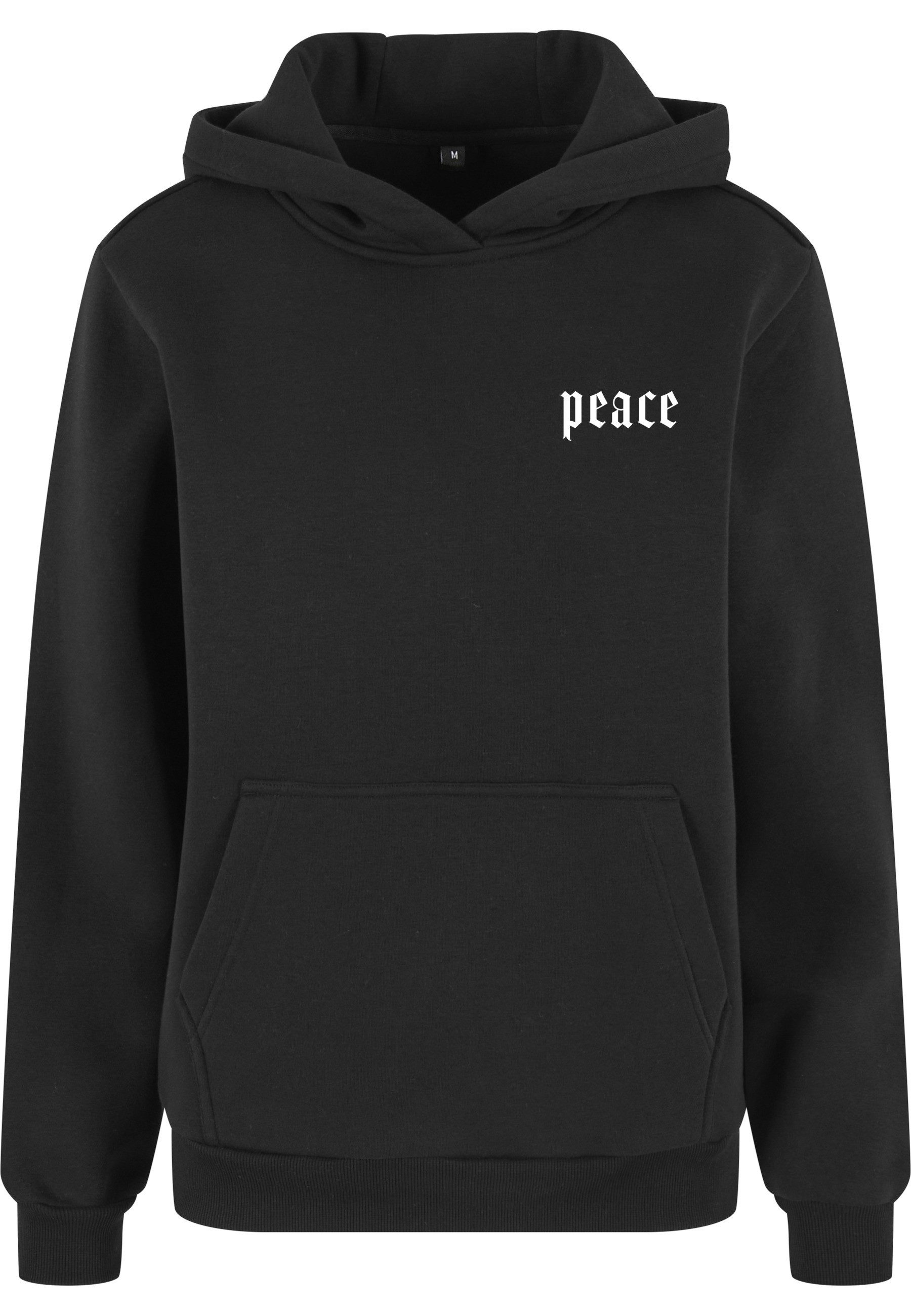 Miss Tee Kapuzenpullover Miss Tee Girls Peace Hand Ladies Fluffy Hoody (1-tlg)