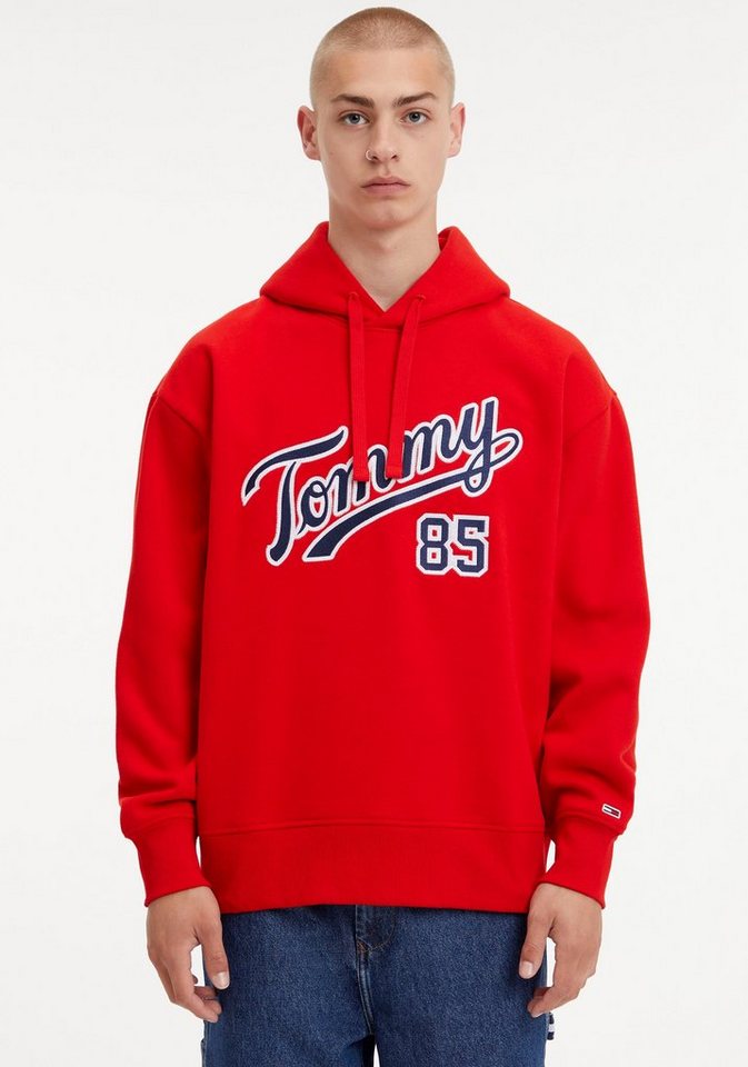 Tommy Jeans Kapuzensweatshirt TJM RLXD COLLEGE 85 HOODIE mit Kordelzug