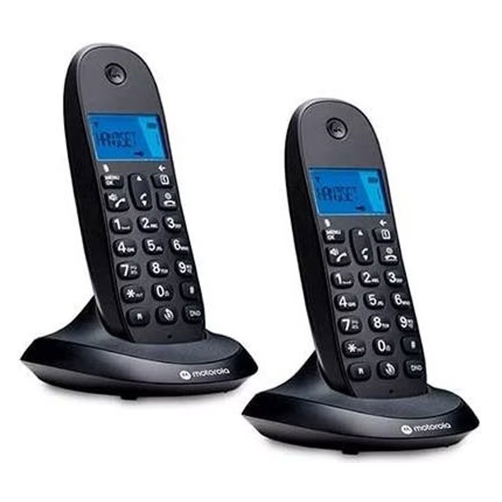 Motorola C1002CB+ DECT-Schnurlostelefon schwarz Festnetztelefon