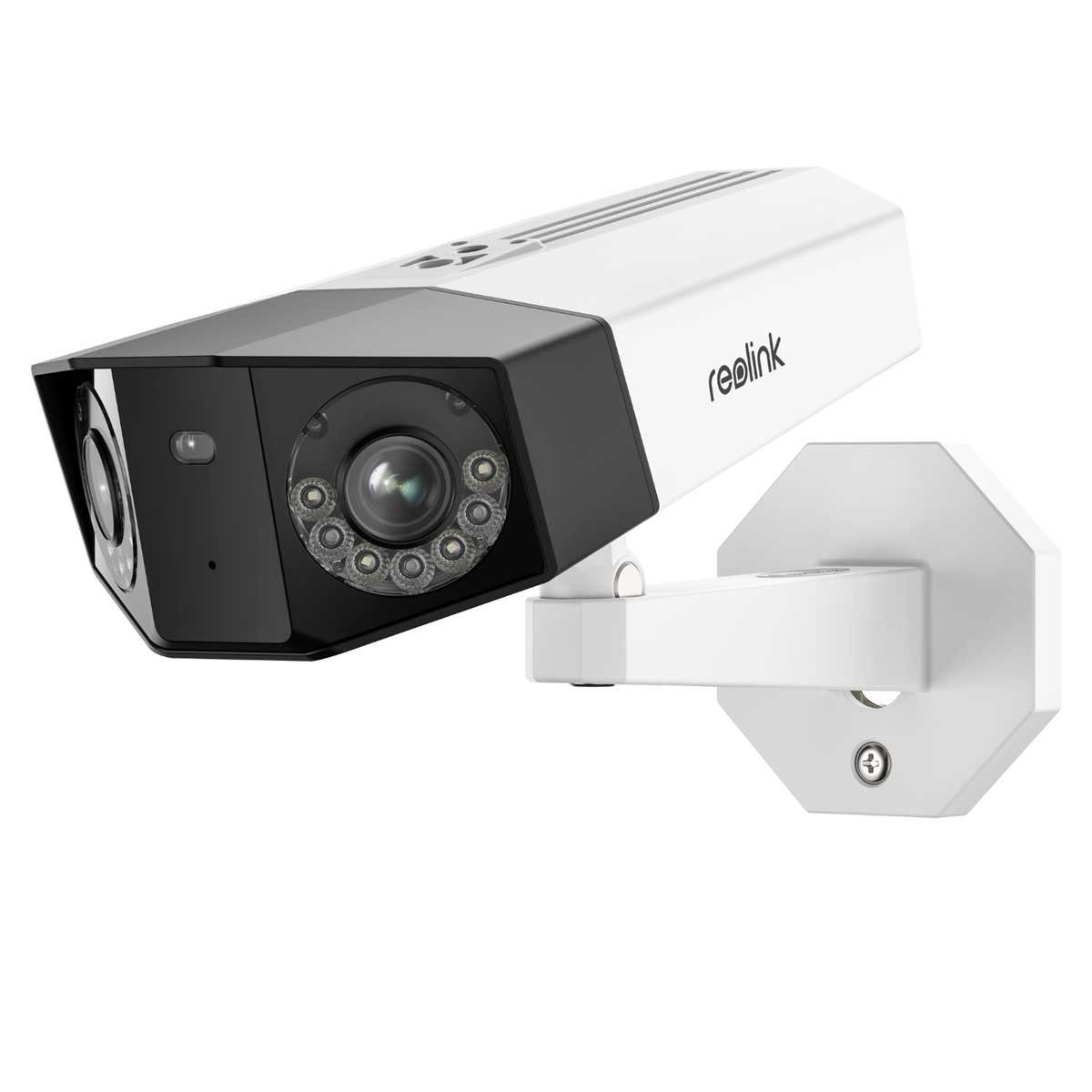Reolink Überwachungskamera Duo 2 PoE Intelligente 4K 8 MP (Außenbereich, Innenbereich, PoE (Power over Ethernet), 180° Blickwinkel, Wettergeschützt IP66, Einfacher Fernzugriff über Reolink App oder Reolink Client)
