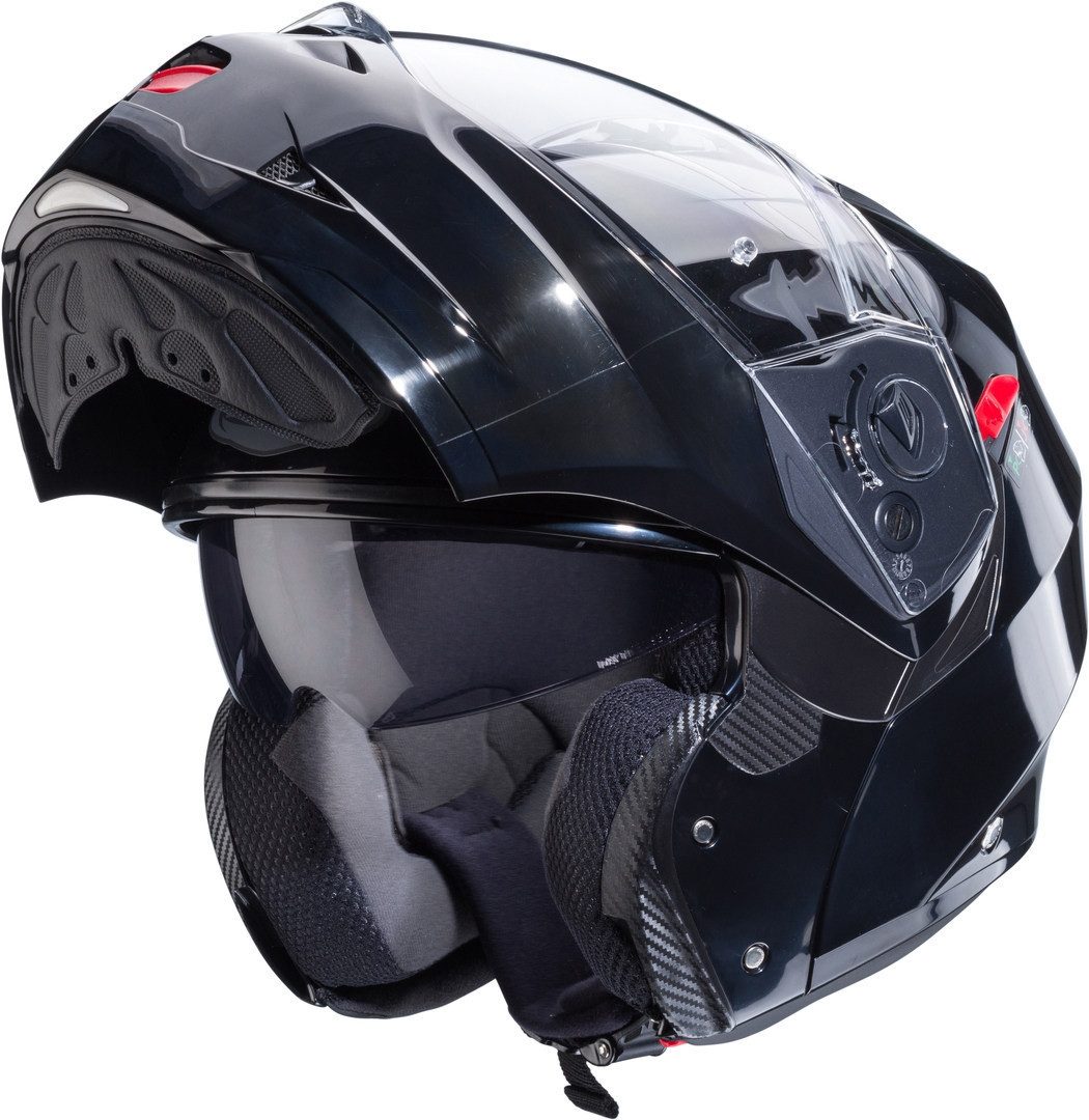 Caberg Motorradhelm Duke X Smart Klapphelm (waschbar), integriertes Sonnenvisier,vorbereitet für Kommunikationssystem