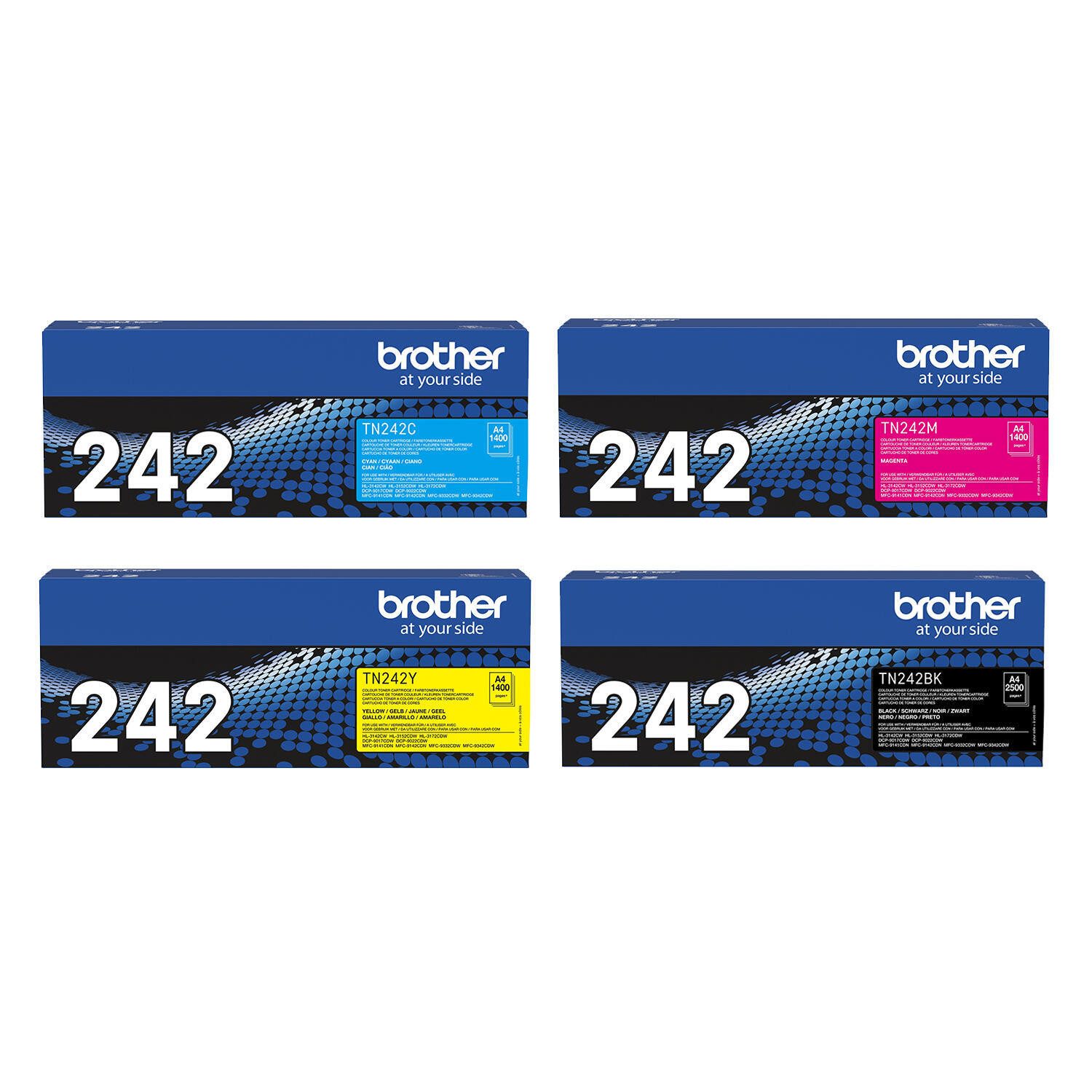 Brother Tonerkartusche Brother TN-242 Toner 4er Multipack