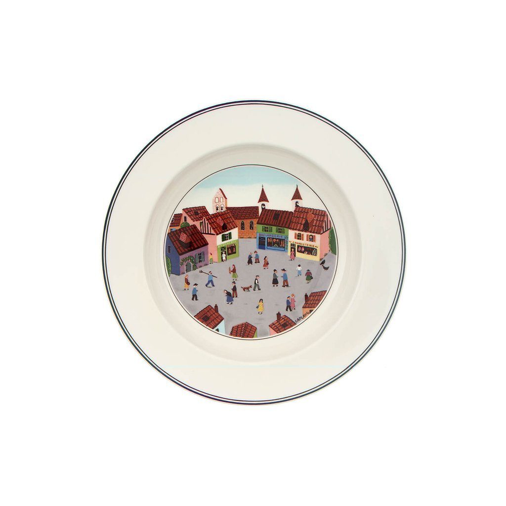 Villeroy & Boch Suppenteller DesignNaif Suppenteller, (1 St), Premium Porcelain, mikrow.- & spülm.sicher, Made in Germany