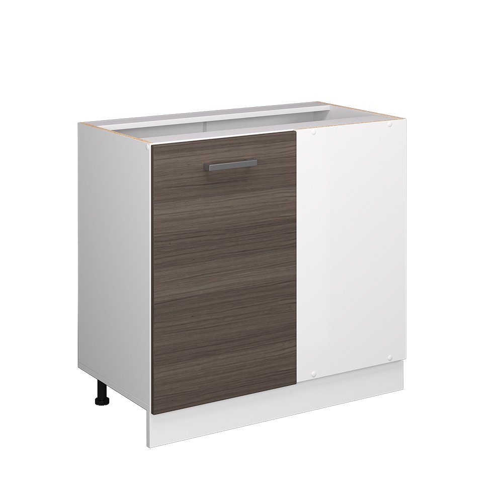 Vicco Schranksystem R-Line, Grau/Weiß, 86 cm günstig online kaufen