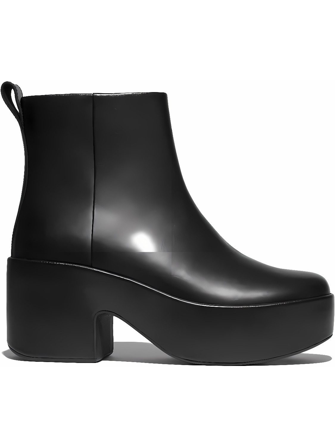 Fitflop Platfforms Leather Heeled Ankle Boots Stiefel