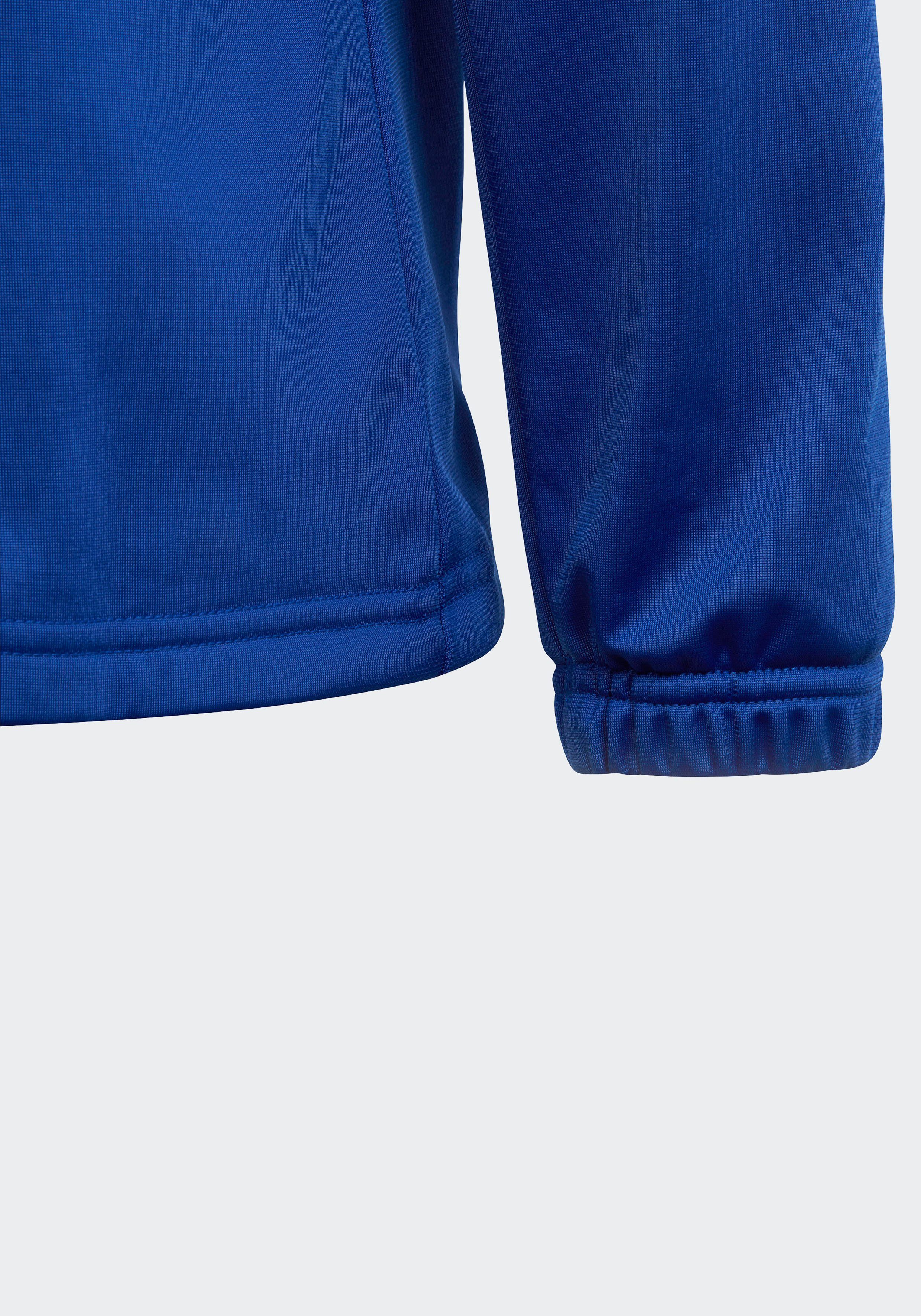 adidas Sportswear Trainingsanzug ESSENTIALS White LOGO (2-tlg) Blue Semi / Lucid BIG
