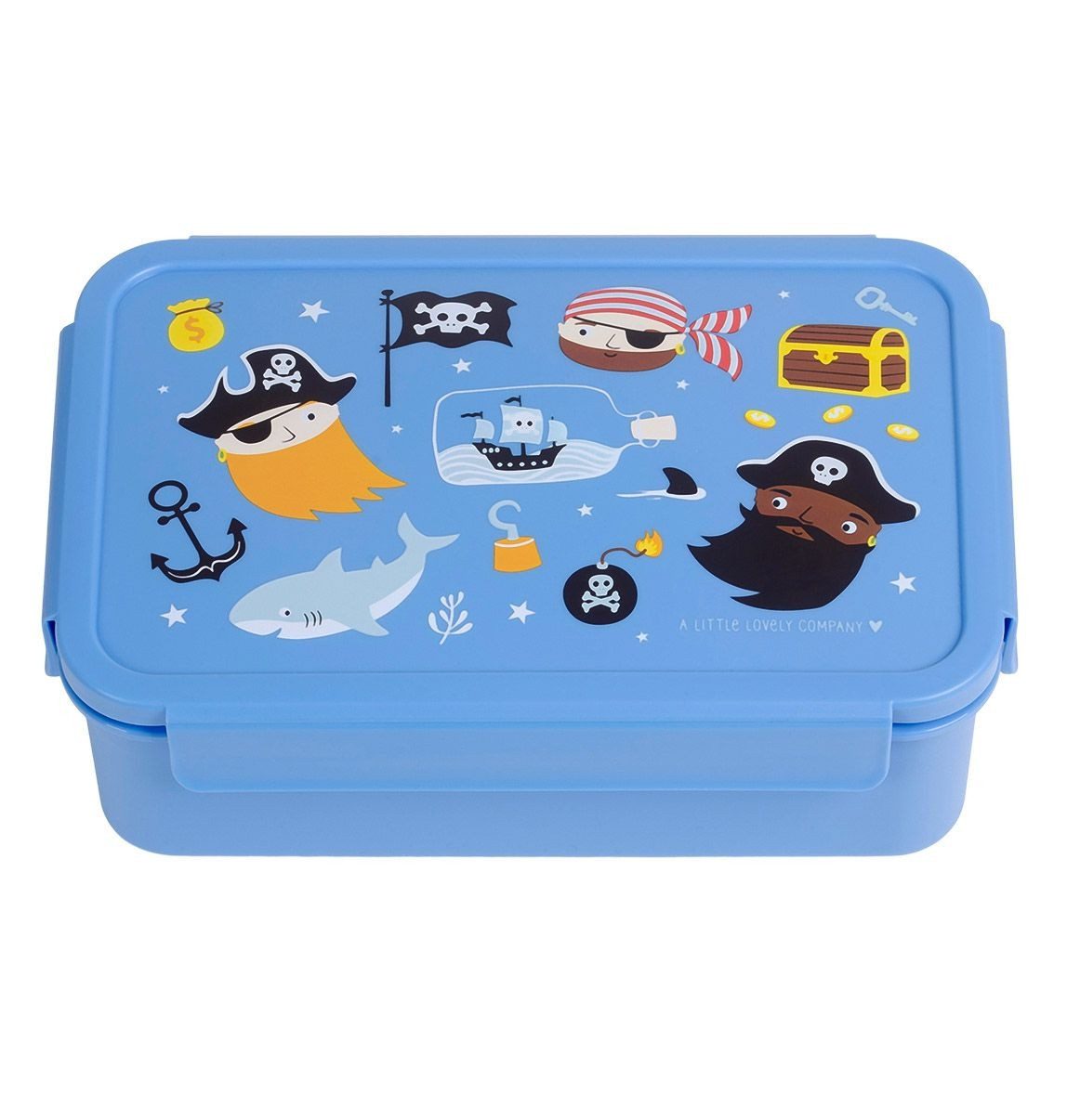 A Little Lovely Company Lunchbox Bento Lunchbox, PP, Mit herausnehmbarem Unterteilungsfach
