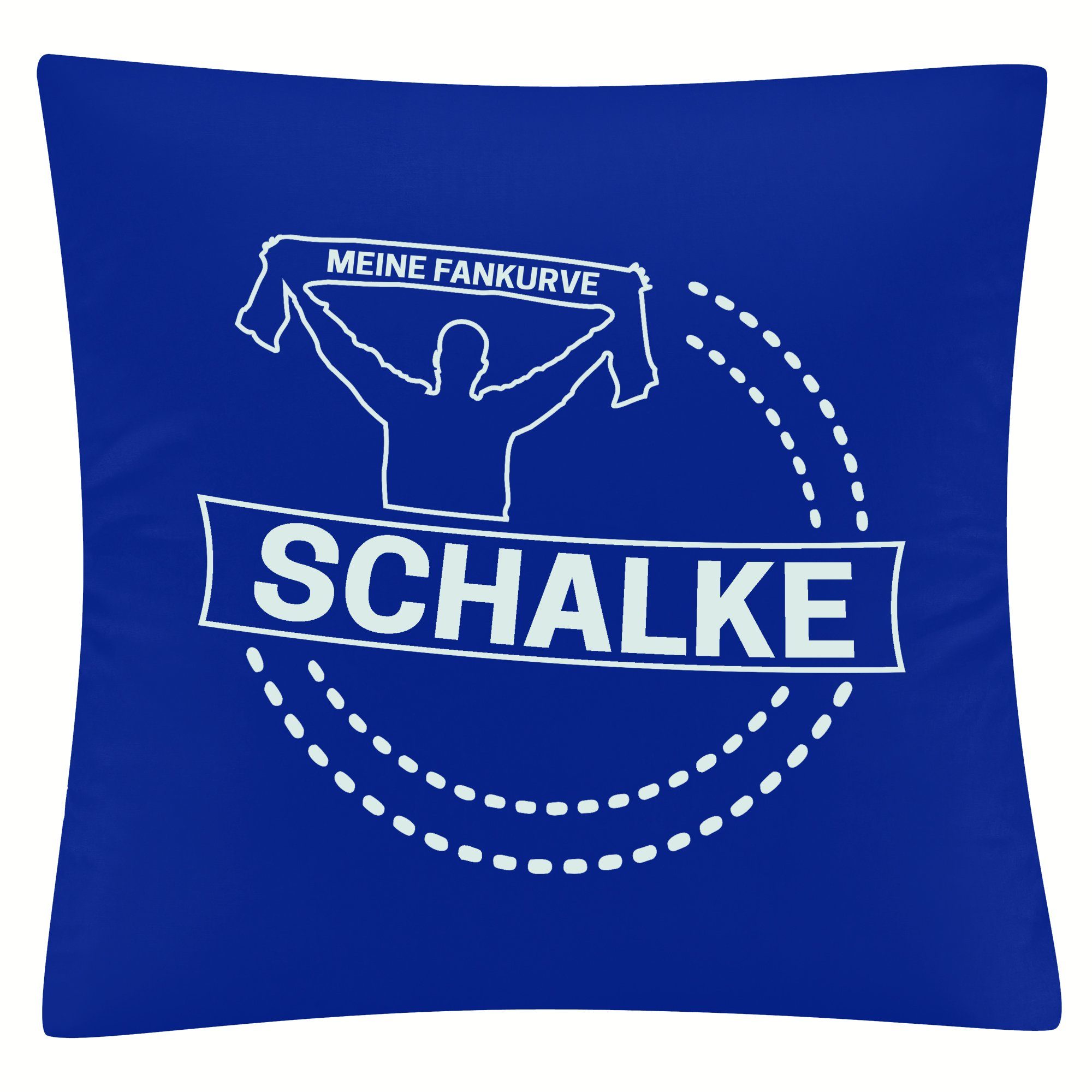 Kissenbezug Schalke - Meine Fankurve - Kissen, multifanshop