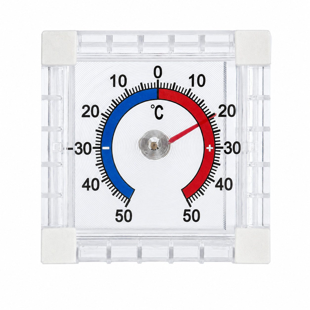 Testrut Gartenthermometer Fensterthermometer Thermometer Fenster Außenthermometer, 1-tlg.