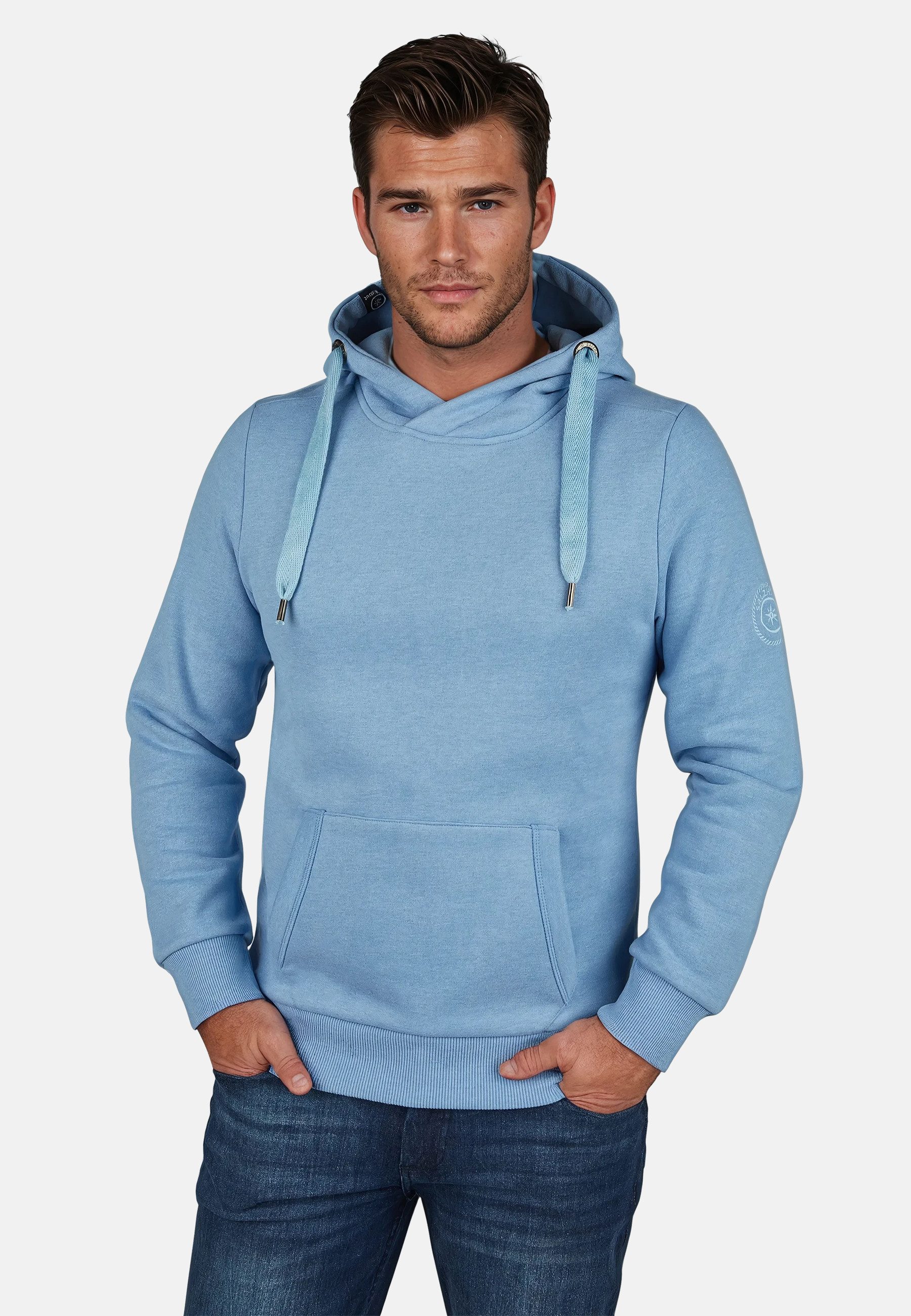 salzhaut Hoodie HEFF HOODIE Herren normale Passform salzhaut Kapuzenpullover – bequemer Fit und nordisch klares Design