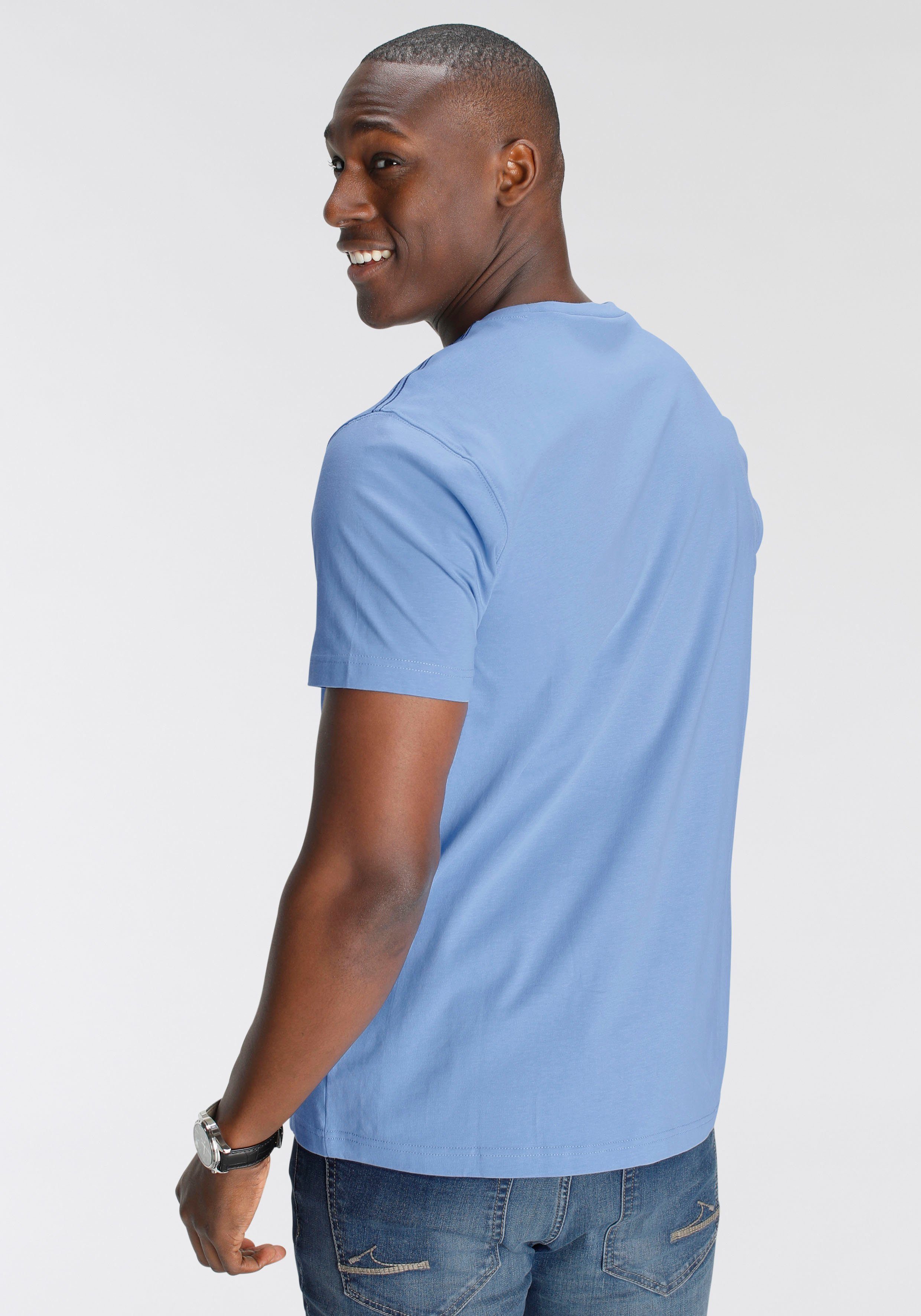 DELMAO T-Shirt Kurzarm, lässige Passform, mit günstig online kaufen