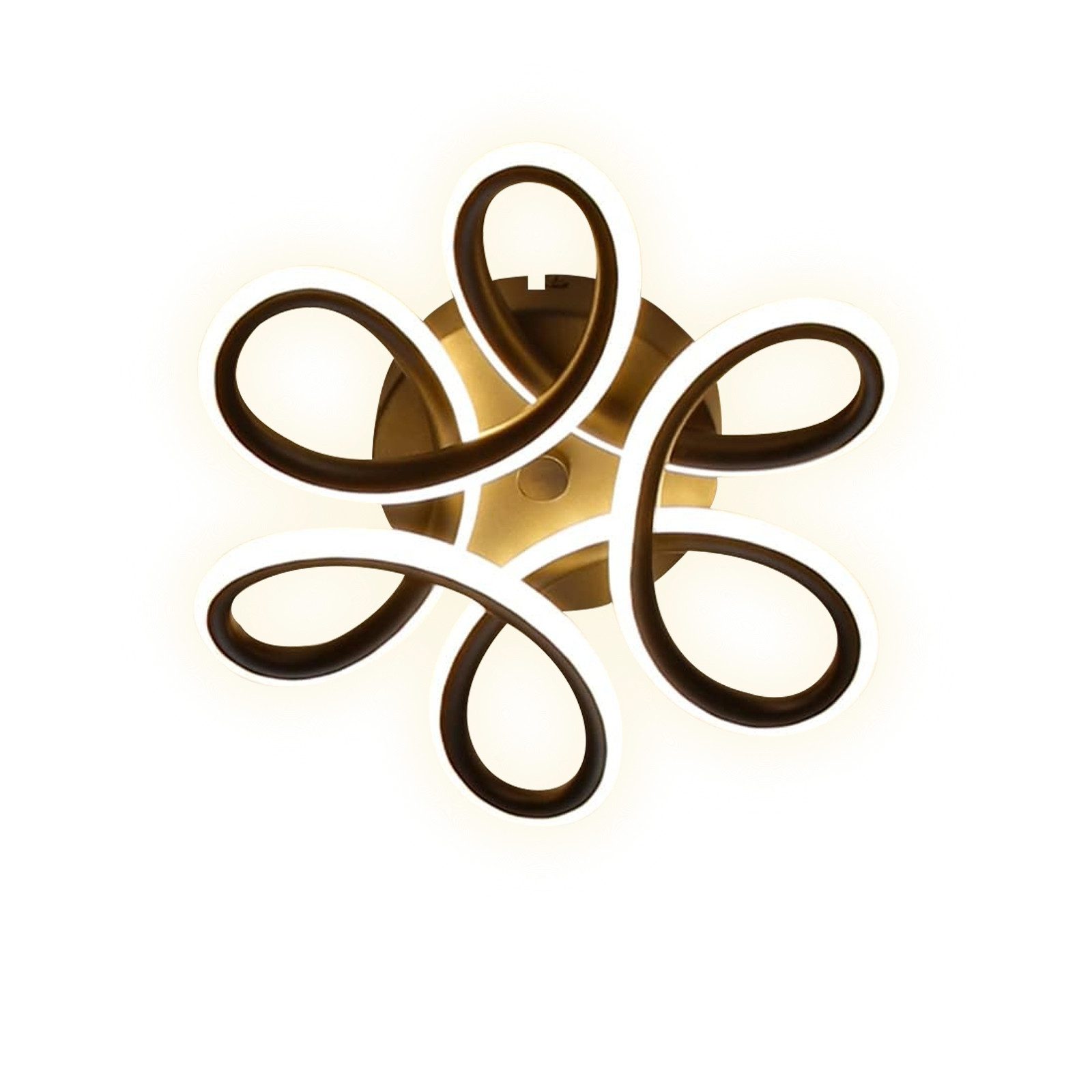 Nettlife LED Deckenleuchte ‎Blütenform Deckenlampe mit Fernbedienung, 3000 günstig online kaufen