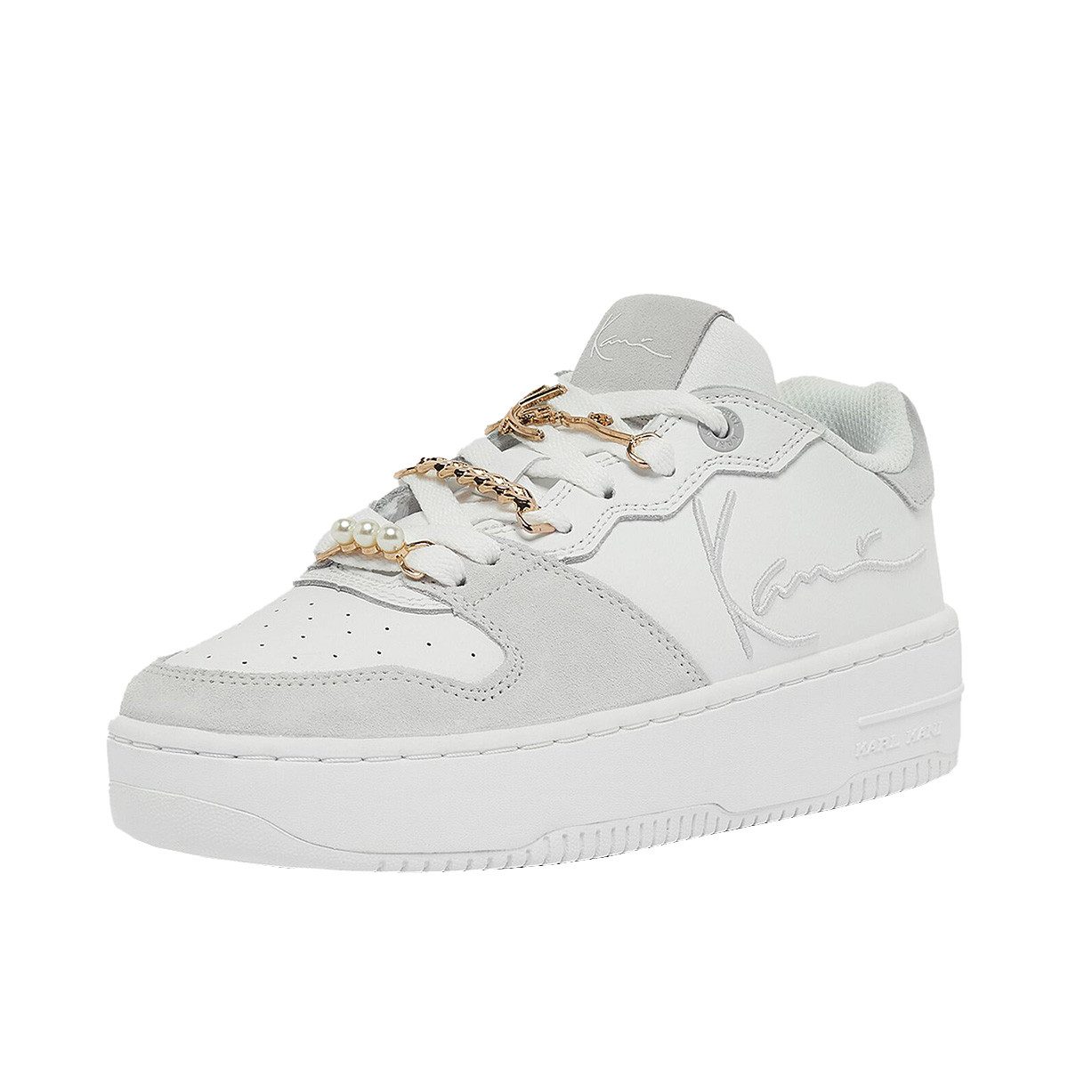 Karl Kani Karl Kani Damen Кроссовки 89 Up Logo PRM white/grey Кроссовки (Paar, Gepolstert an mehreren Stellen)