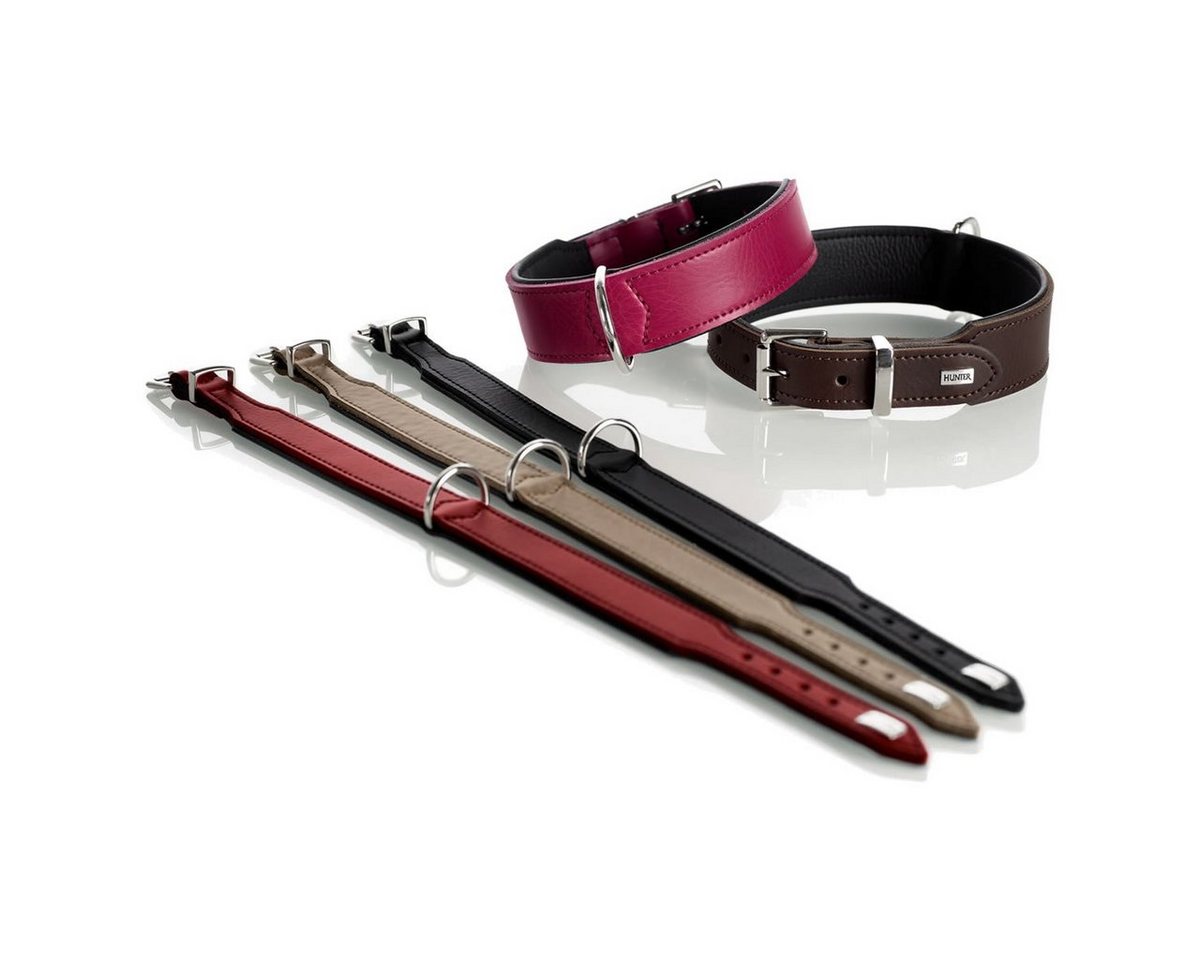Thumbnail - Hunter Tierbedarf Hunde-Halsband Halsband Basic braun/schwarz