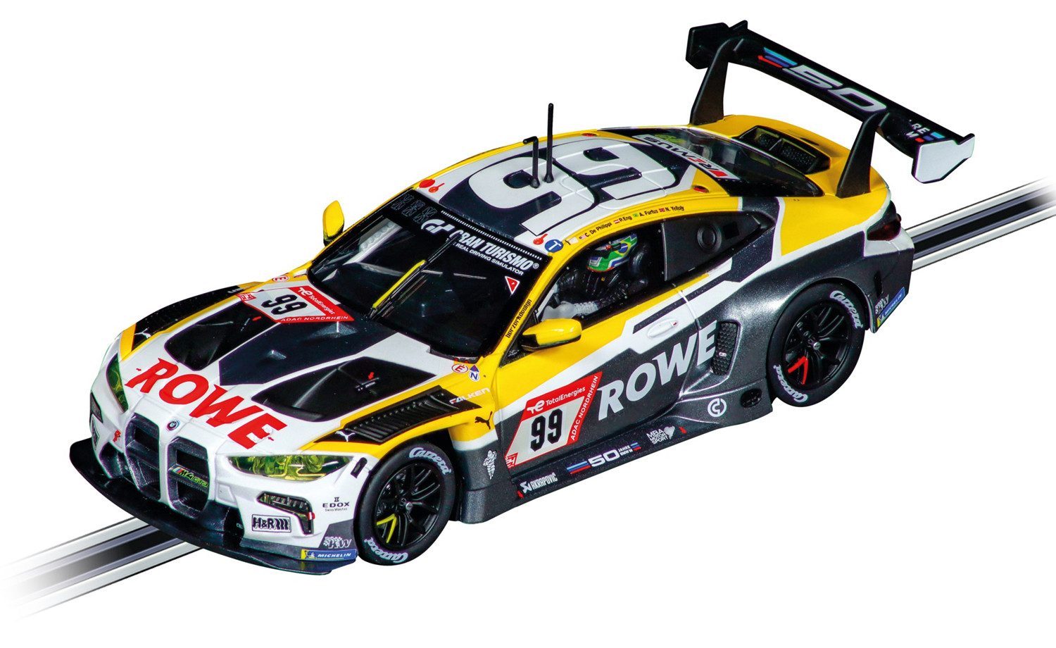 Rennbahn-Auto Carrera 20027797 - Evolution BMW M4 GT3 "ROWE Racing, No.99"