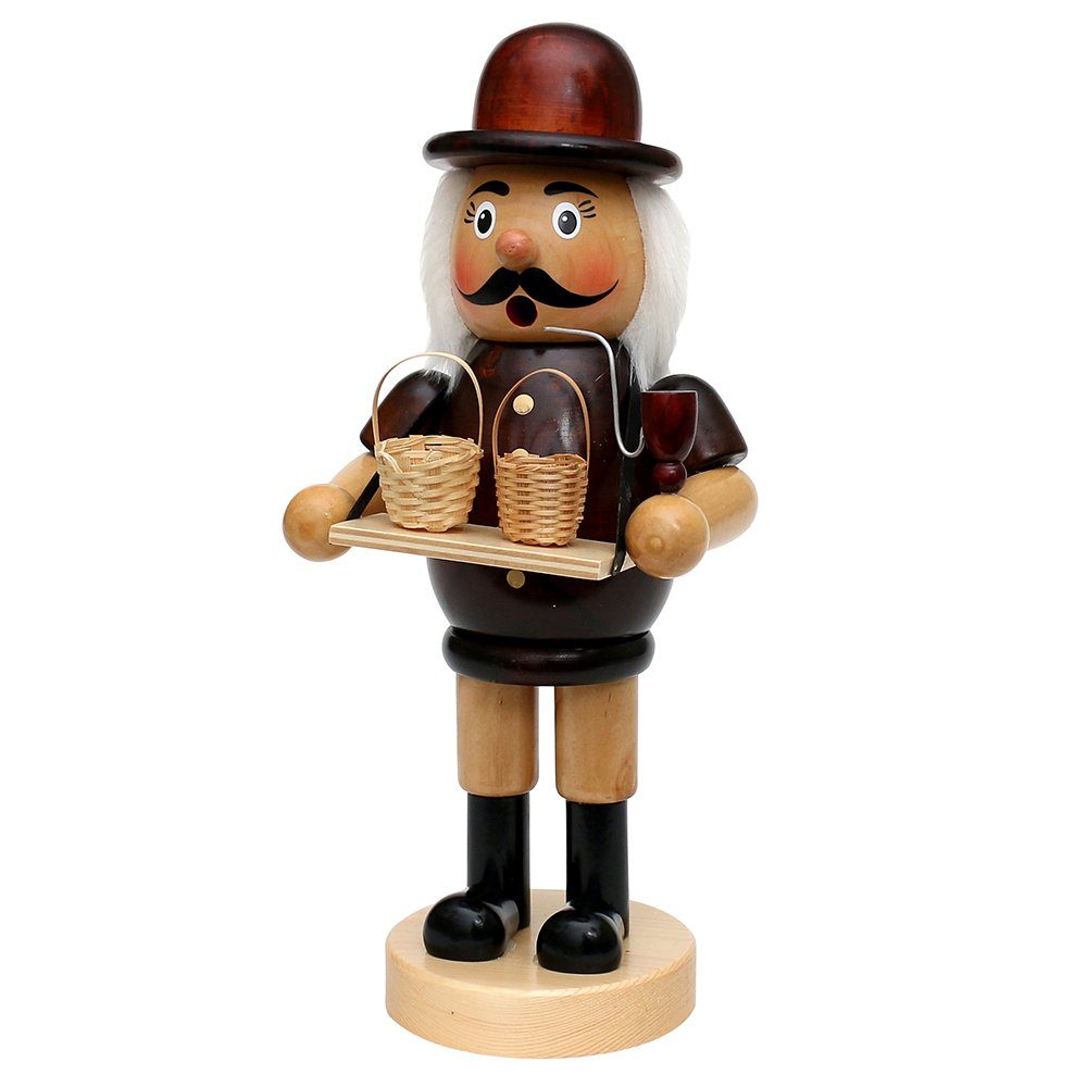 Räuchermännchen Räuchermann als Korbhändler, ca. 34 cm