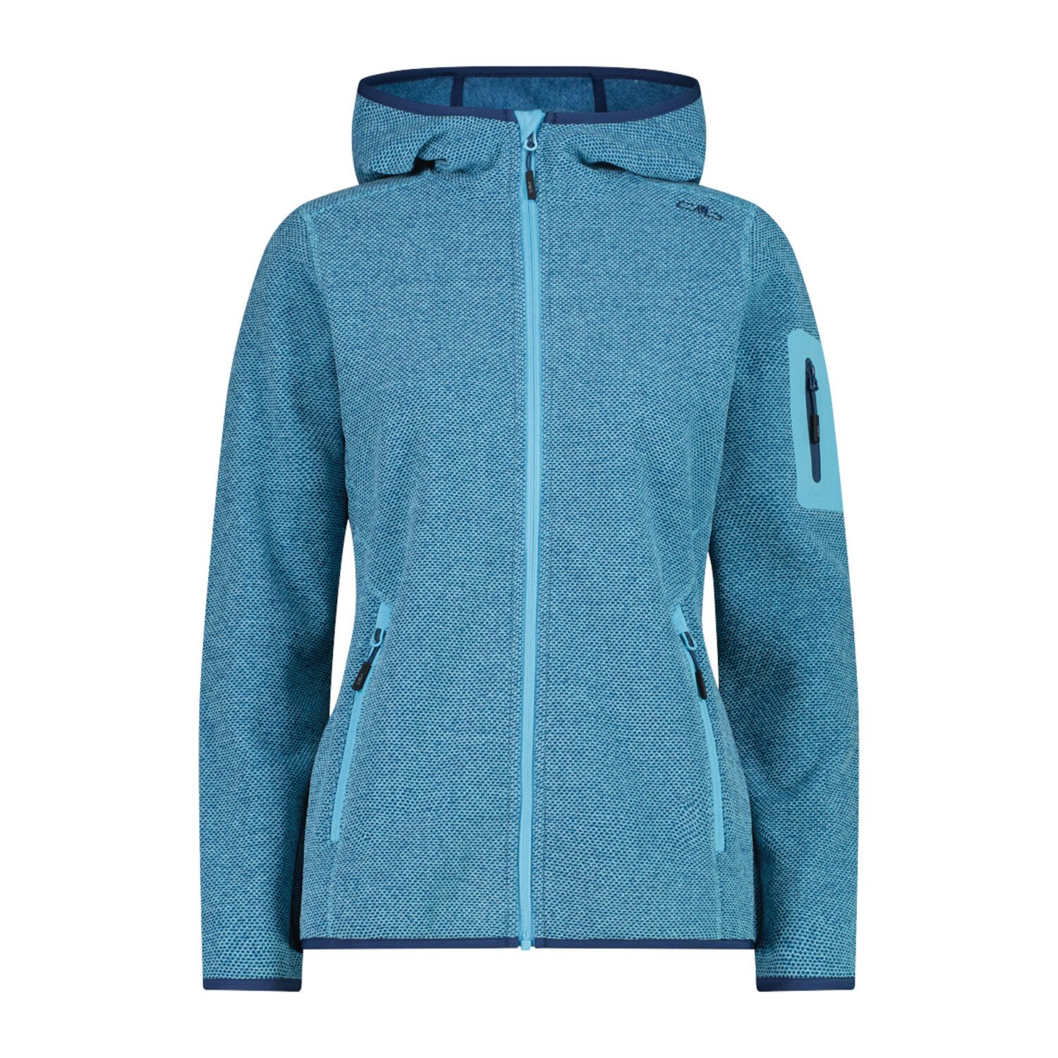 CMP Fleecejacke CMP Damen Jacke Knitted Melange Hoody 3H19826 günstig online kaufen