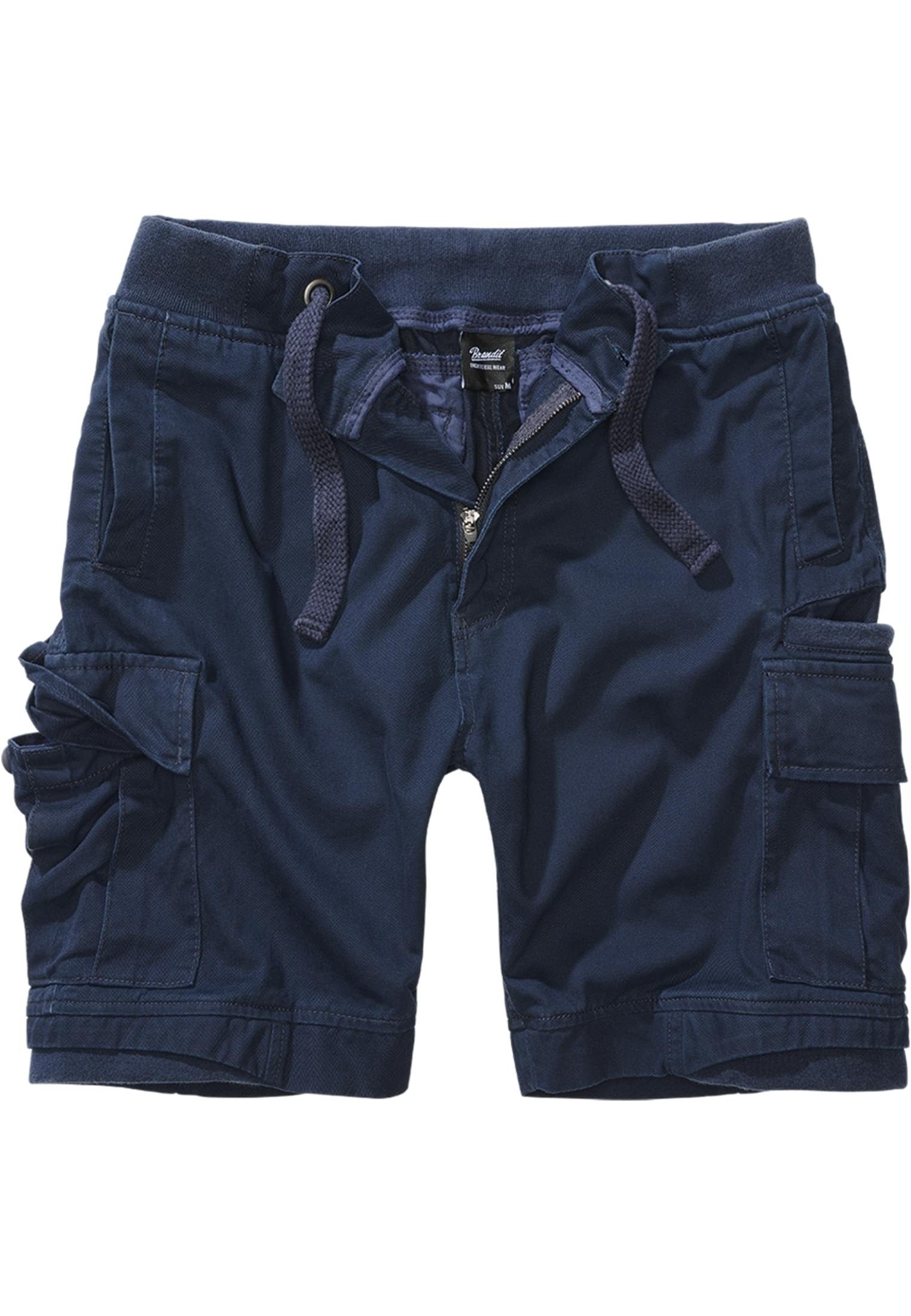Packham Herren Vintage Brandit navy (1-tlg) Stoffhose Shorts