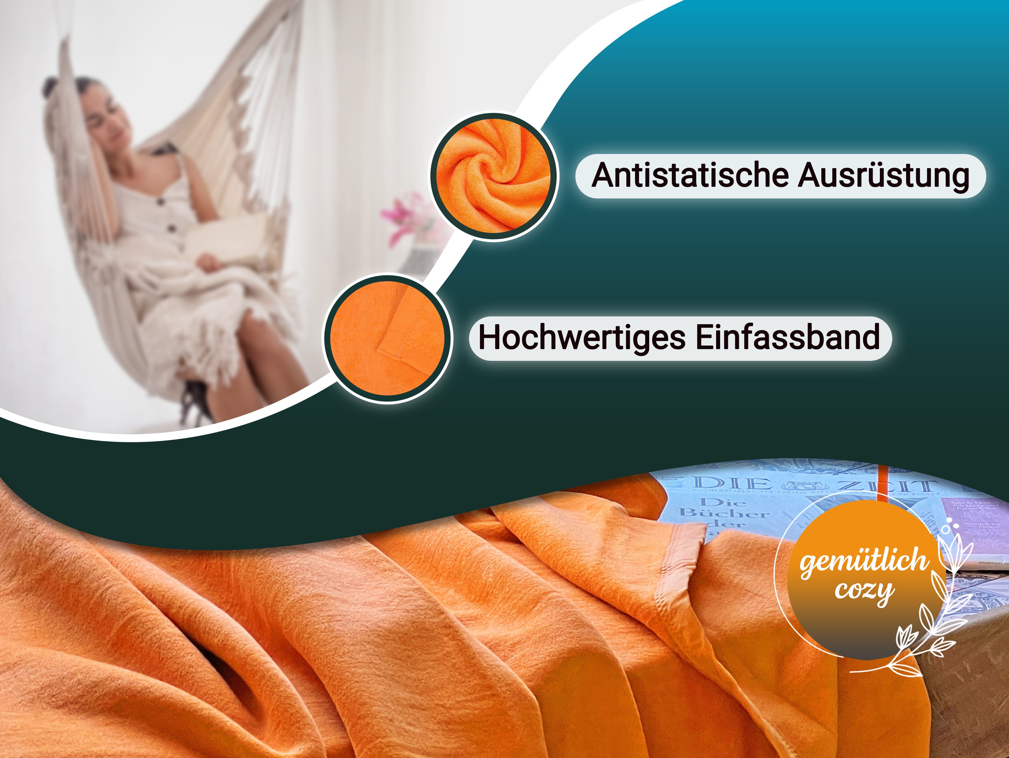 Wohndecke, ZOLLNER, 150 x 200 cm, günstig online kaufen