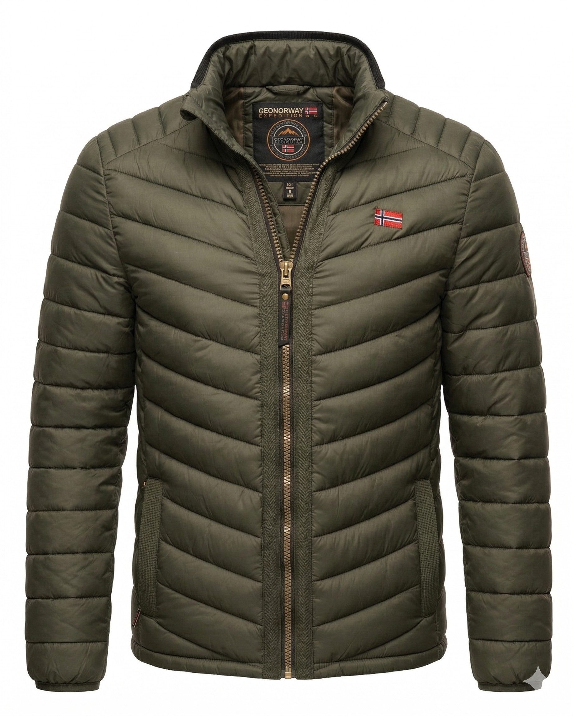 Geographical Norway Steppjacke leichte Übergangsjacke für Frühling & Herbst (1-St) winddicht und wasserabweisend