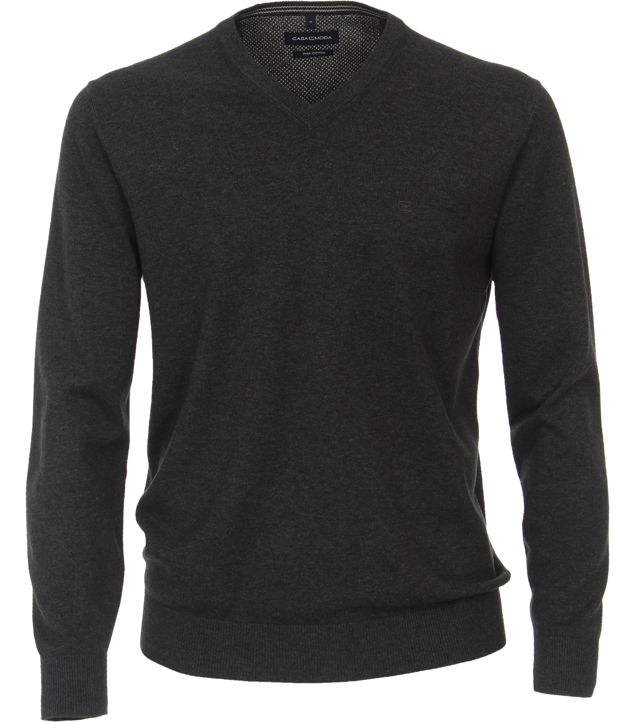 CASAMODA V-Ausschnitt-Pullover 004430 Pima-Baumwolle günstig online kaufen