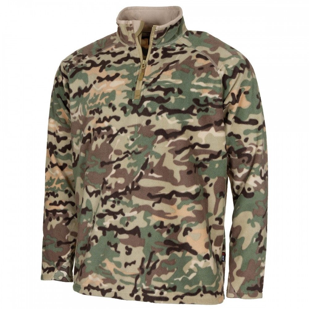 MFH Langarmshirt MFH Shirt Troyer Microfleece günstig online kaufen