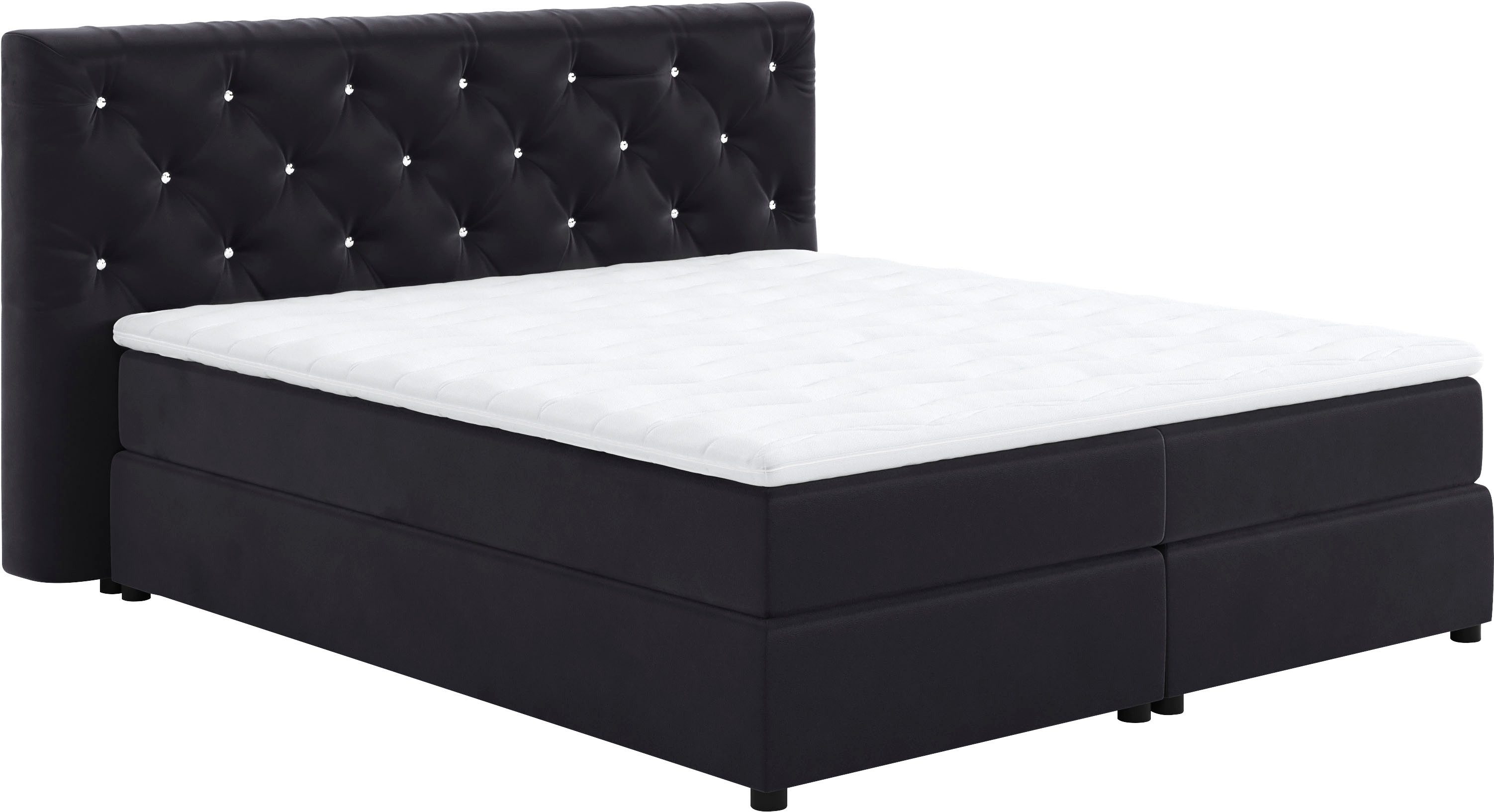 COTTA Boxspringbett Castle, mit Strasssteinen im günstig online kaufen