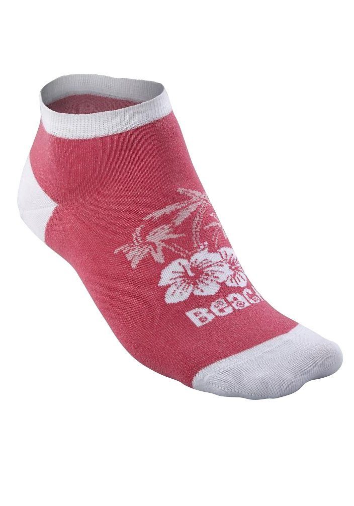 H.I.S Sneakersocken Kurze bunte Damen Socken (Packung, 5-Paar, Gr. 35-38 bis 43-46) im farbenfrohen Hawaii Design – Bild 4 von 5
