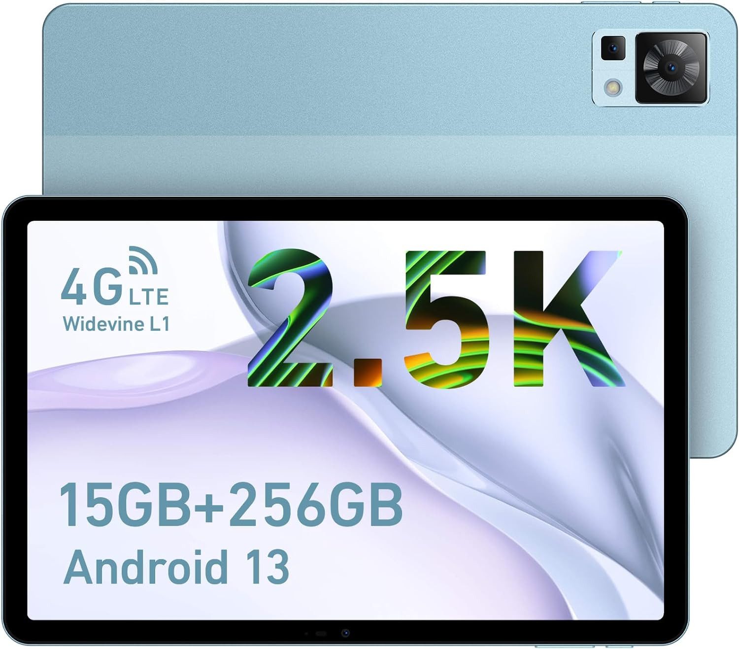 DOOGEE 15 GB RAM Helio G99 Gaming 8580 mAh Akku TÜV Rheinland Tablet (11", 256 GB, Android 13, 4G LTE, Leistungsfähiges Multimedia-Gerät mit hochwertigem Display)