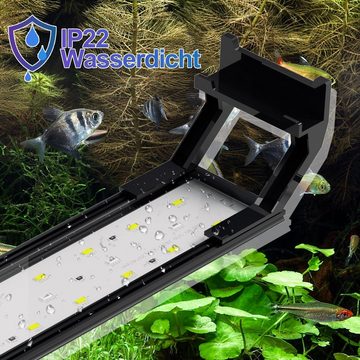 Randaco LED Aquariumleuchte 10W LED Aquarium Beleuchtung Aufsetzleuchte timer,für 35-50cm aquarium, 10W für 35-50cm aquarium