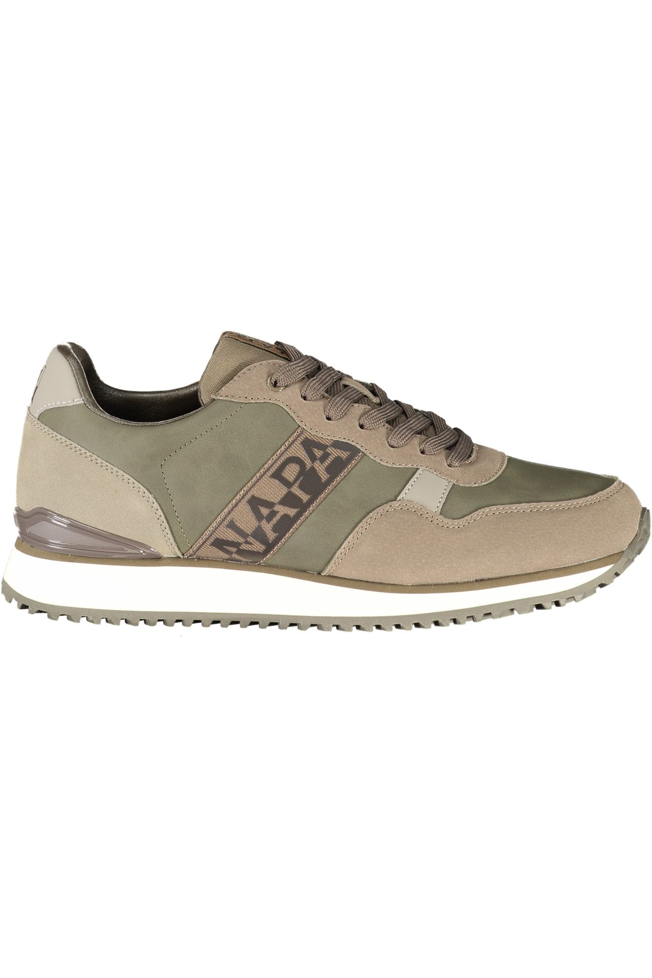 Napapijri Sneaker Herren Sportschuhe in Grün mit Kontrastdetails und