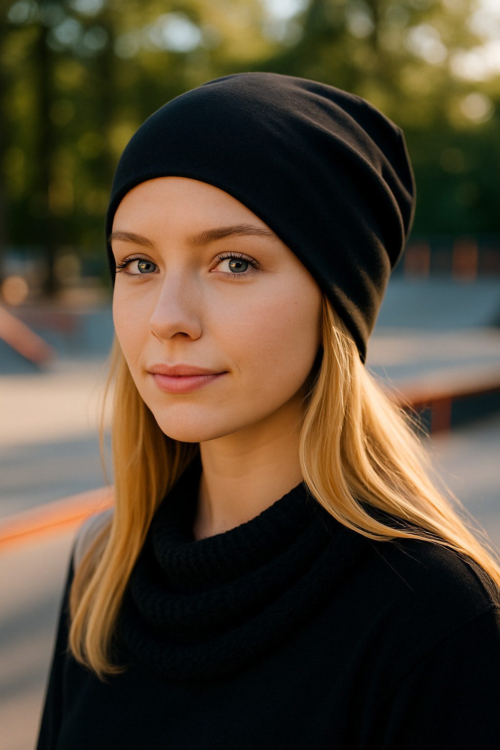 style3 Beanie Warme Herbst Mütze Damen Herren Haube Winter Laufen Sport Rad Chemo